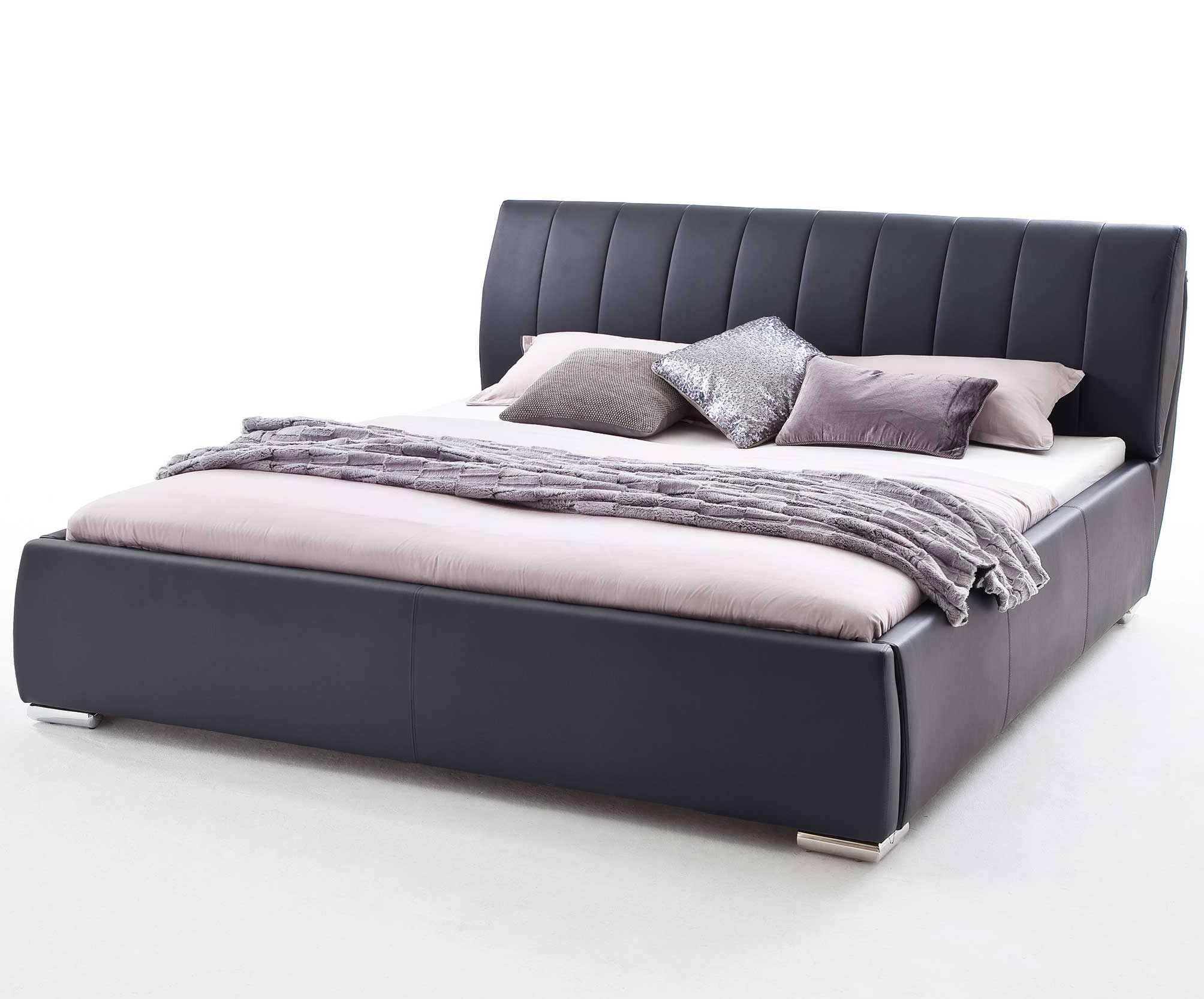 Lit coffre Davos 180x200 - noir - Image 11