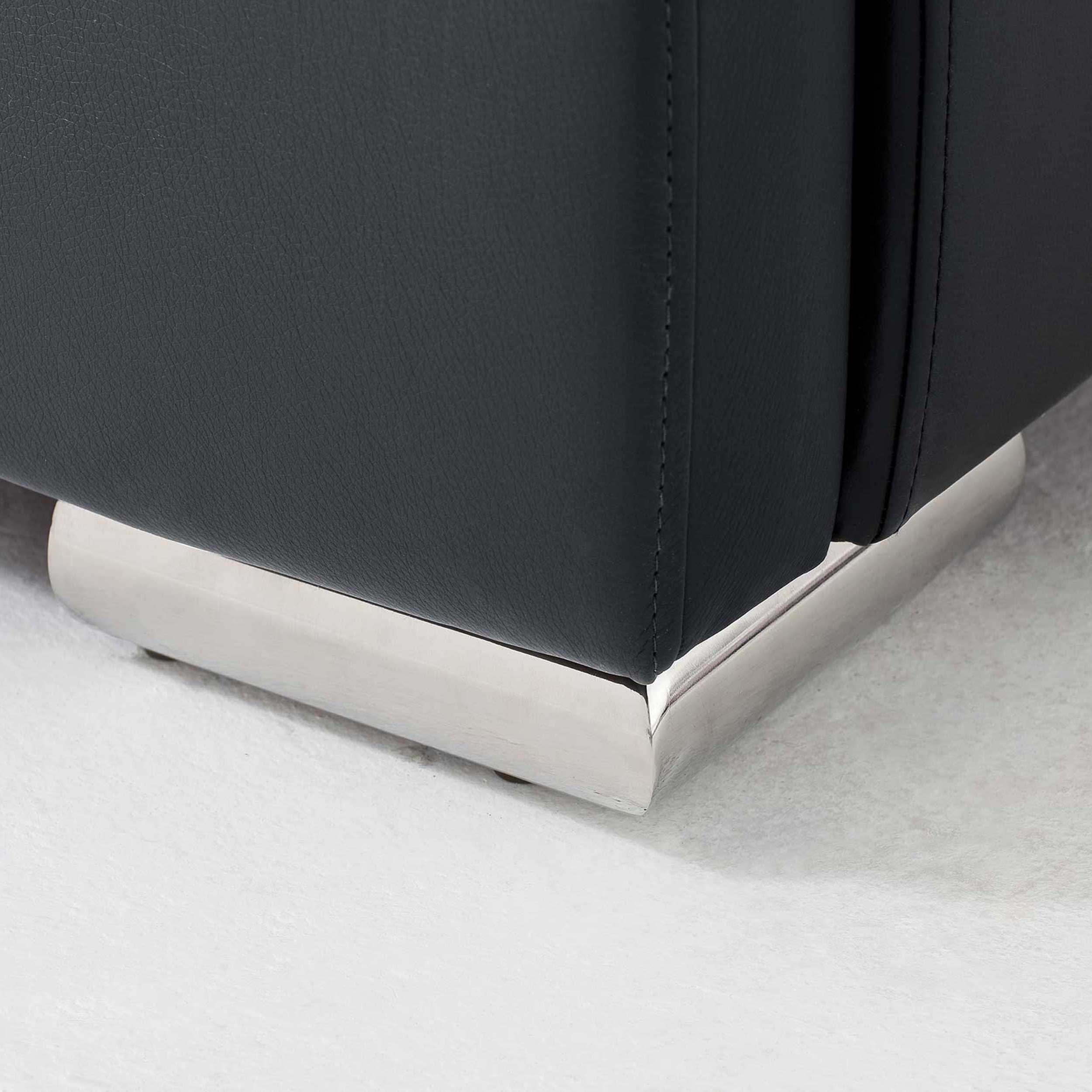 Lit coffre Davos 180x200 - noir - Image 8