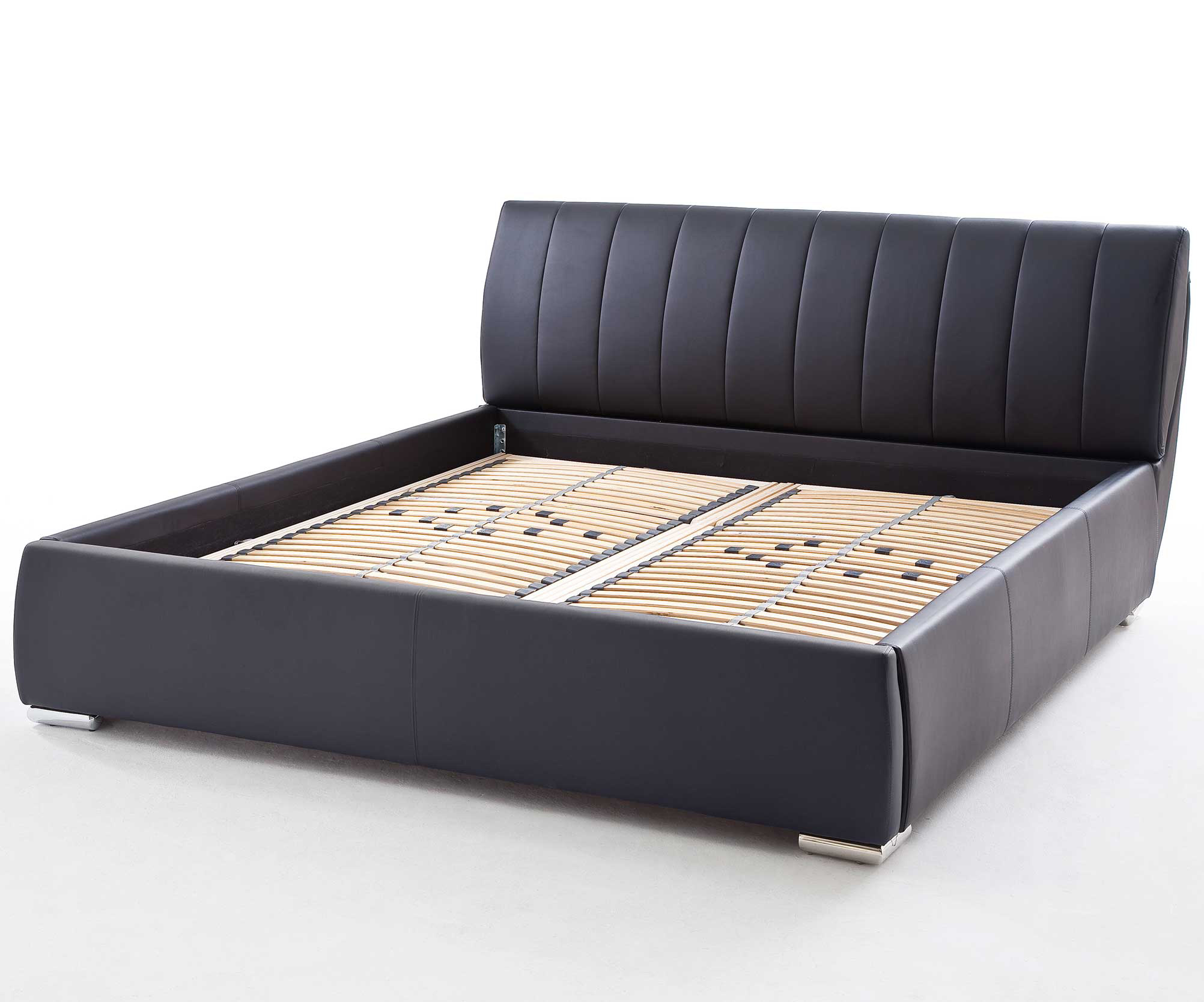 Lit coffre Davos 200x200 kingsize - noir - Image 7