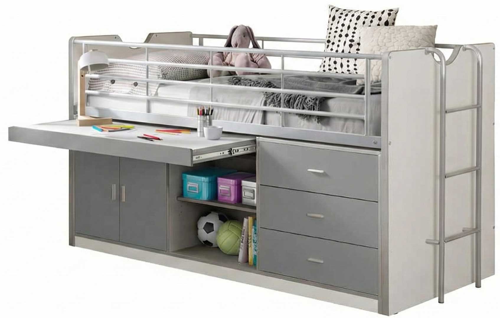 Lit combiné Bonny 95 - gris - Image 4