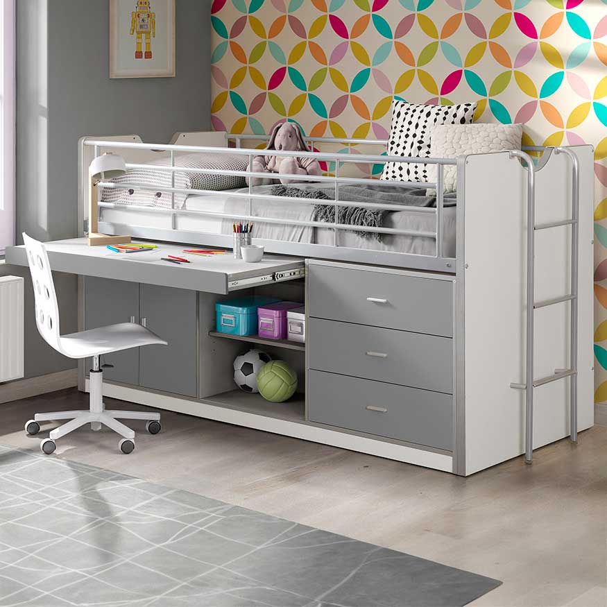 Lit combiné Bonny 95 - gris