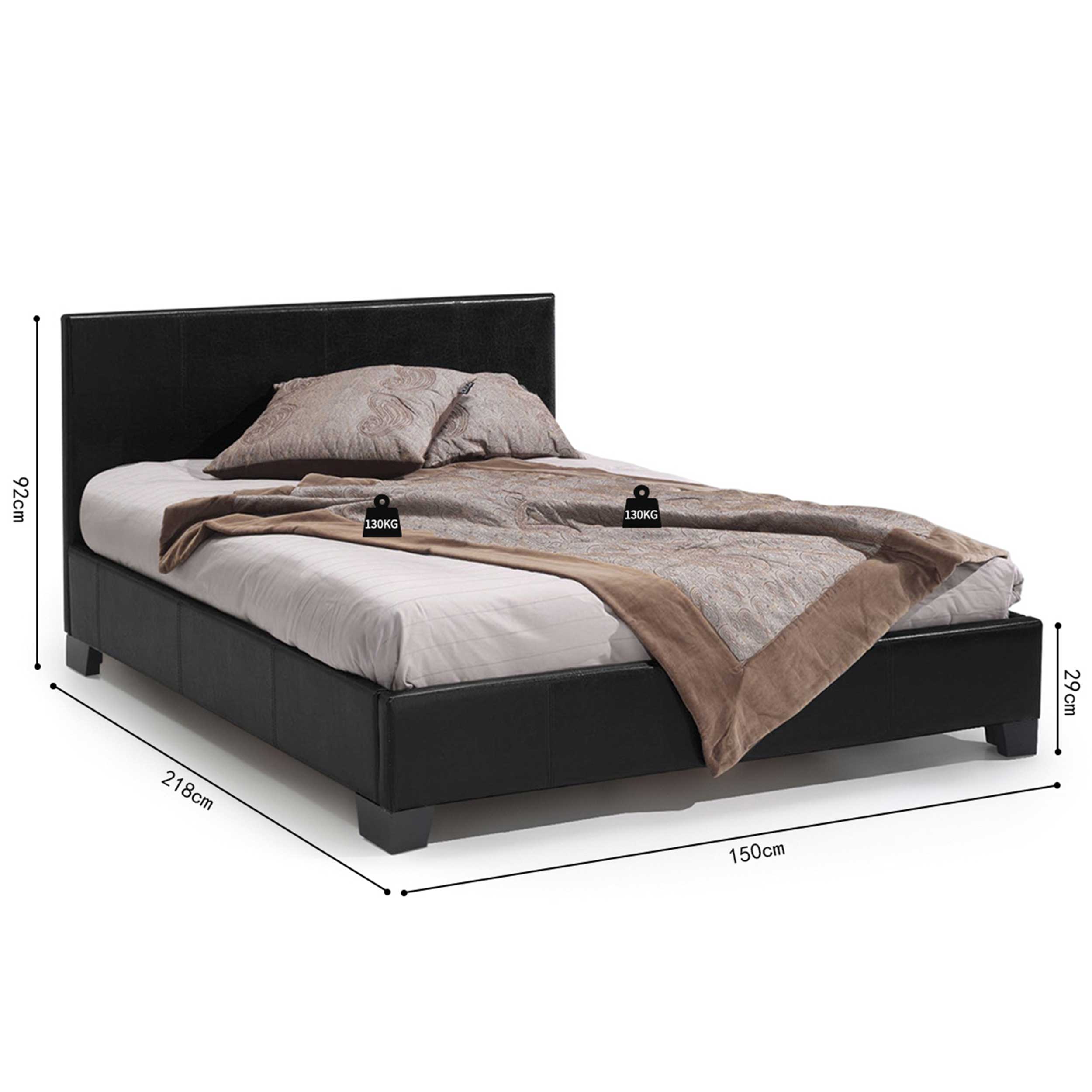 Lit double Miro 140x200 - noir - Image 9