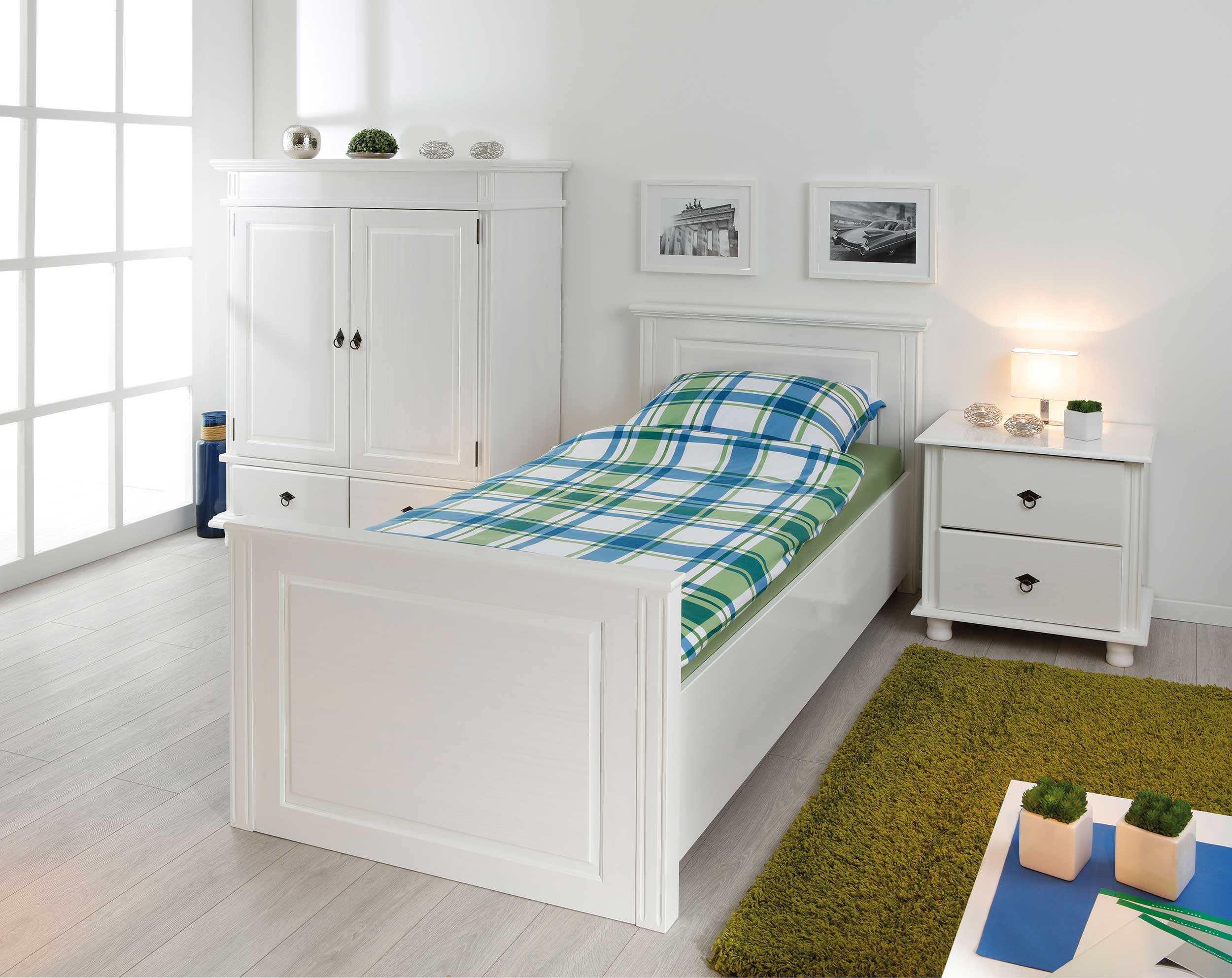 Lit enfant Danz 90x200 cm - white wash - Image 7