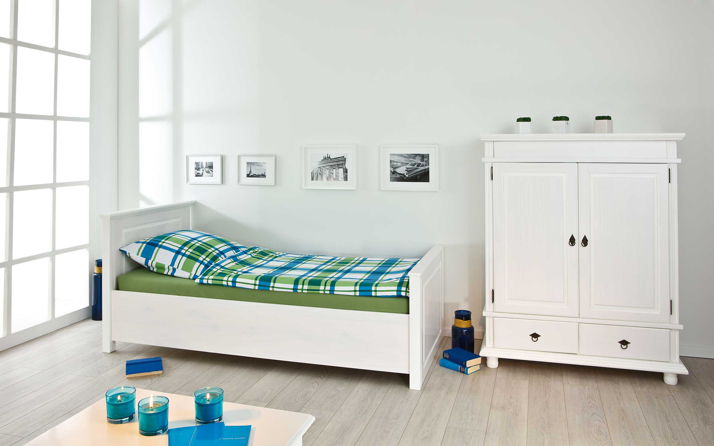 Lit enfant Danz 90x200 cm - white wash - Image 8