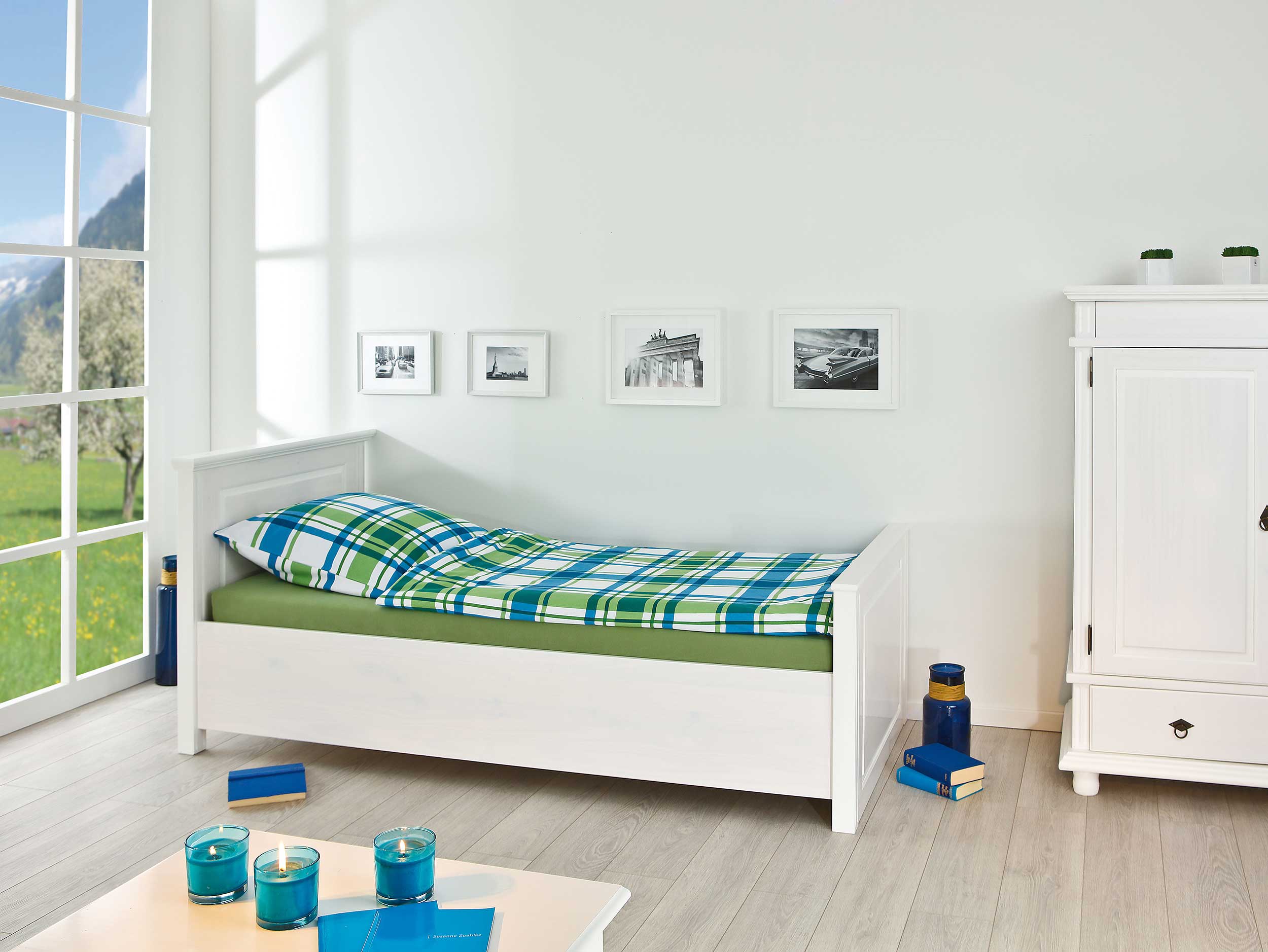 Lit enfant Danz 90x200 cm - white wash - Image 9