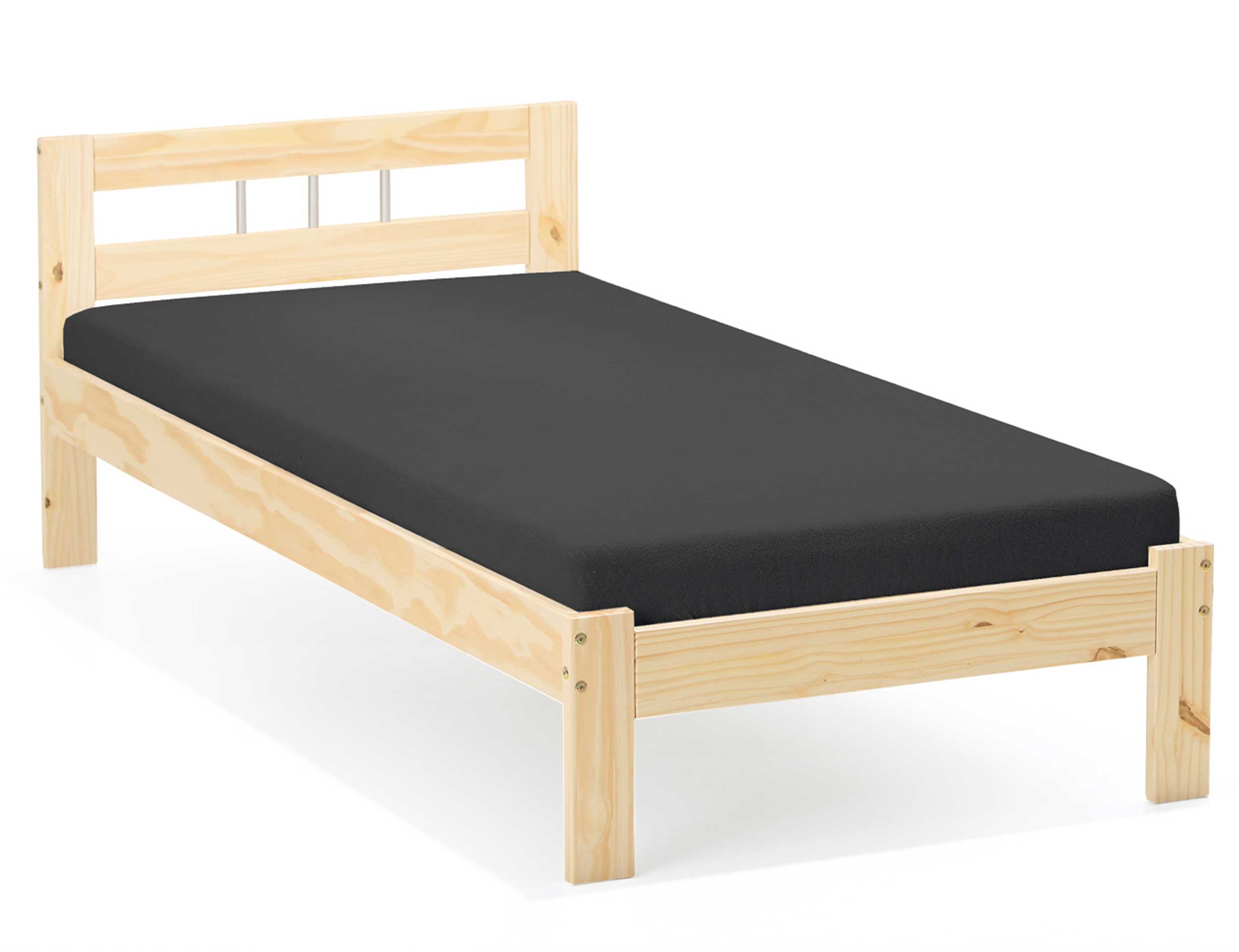 Lit enfant en bois Olga 90x200 cm - bois pin - Image 3