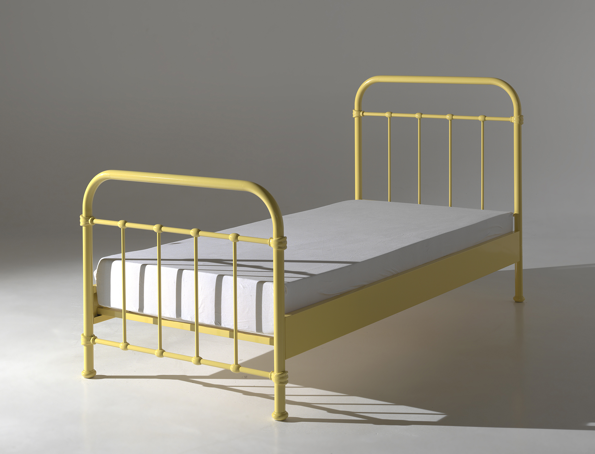 Lit enfant New York 90x200cm métal - jaune - Image 4