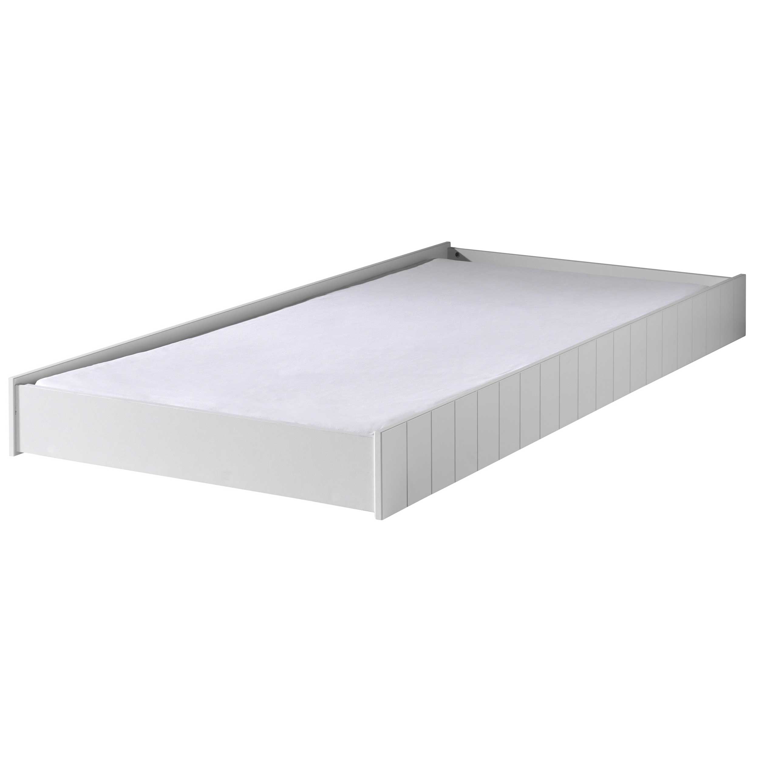 Lit enfant Robin 90 x 200cm avec tiroir de lit - blanc - Image 2