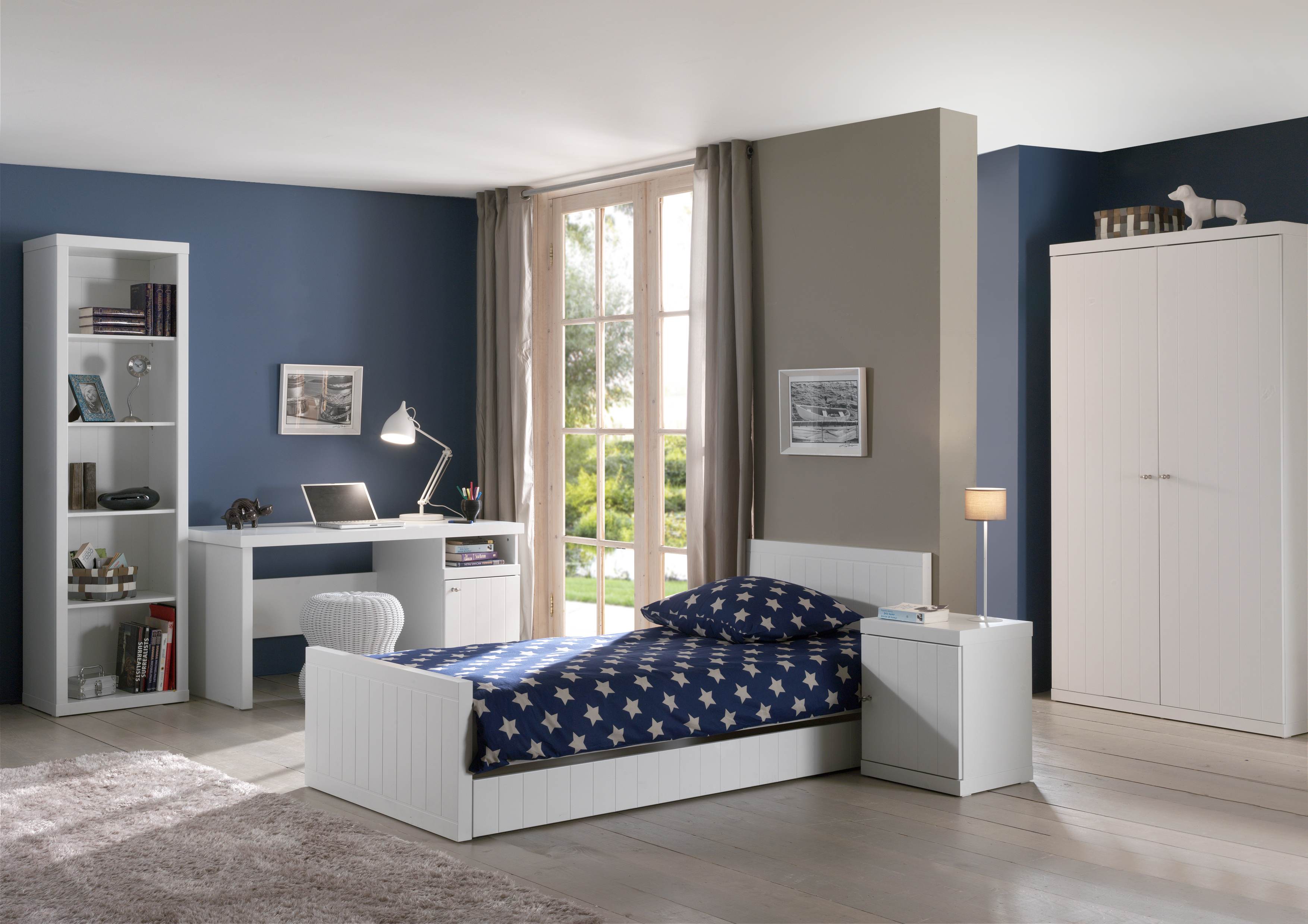 Lit enfant Robin 90x200 cm - blanc - Image 3