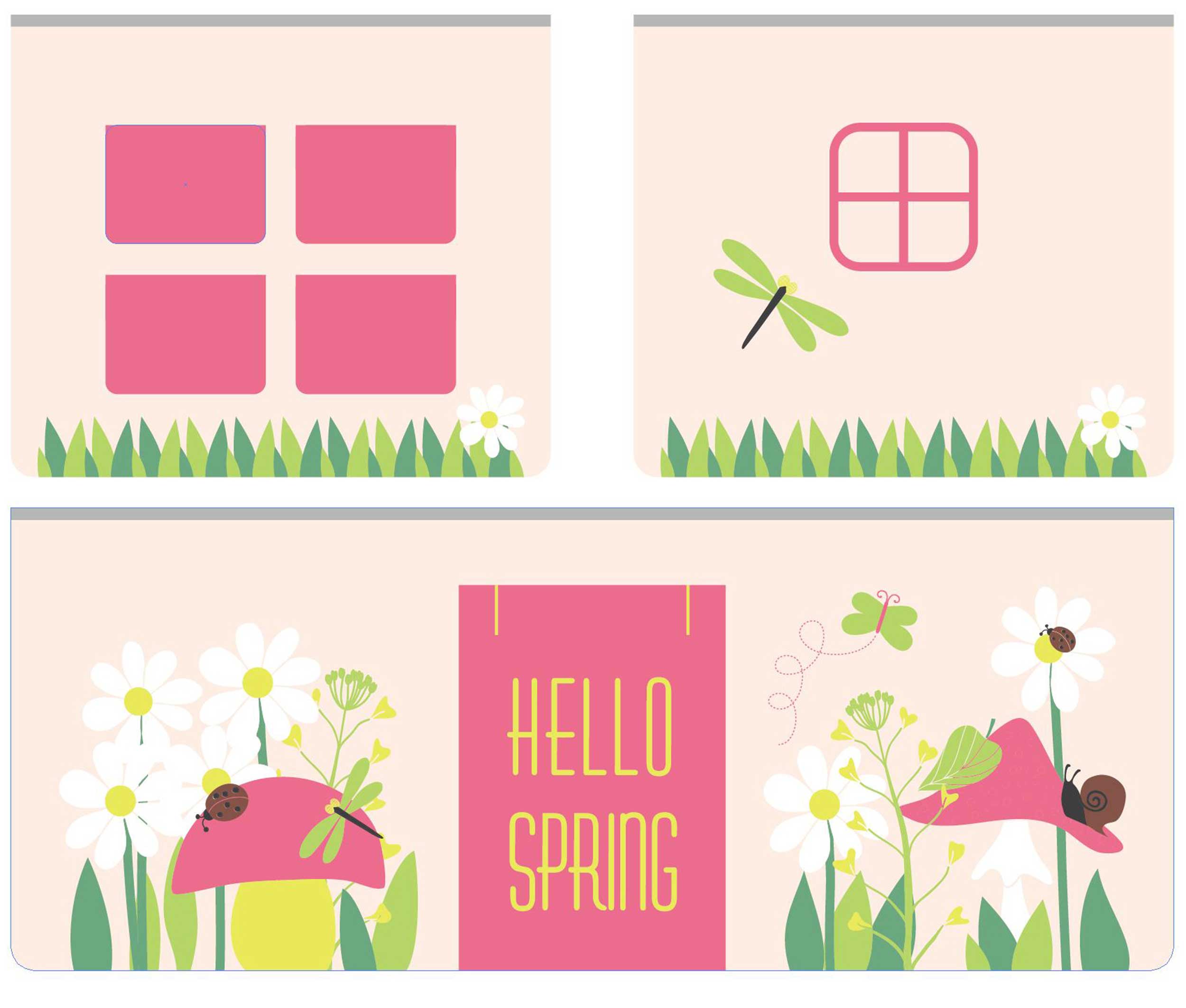 Lit mi-hauteur Astrid blanc avec toboggan - spring - Image 2