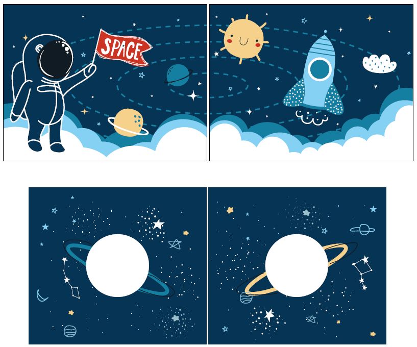 Lit mi-hauteur avec toboggan Astrid avec tente de lit Space Shuttle - blanc - Image 3