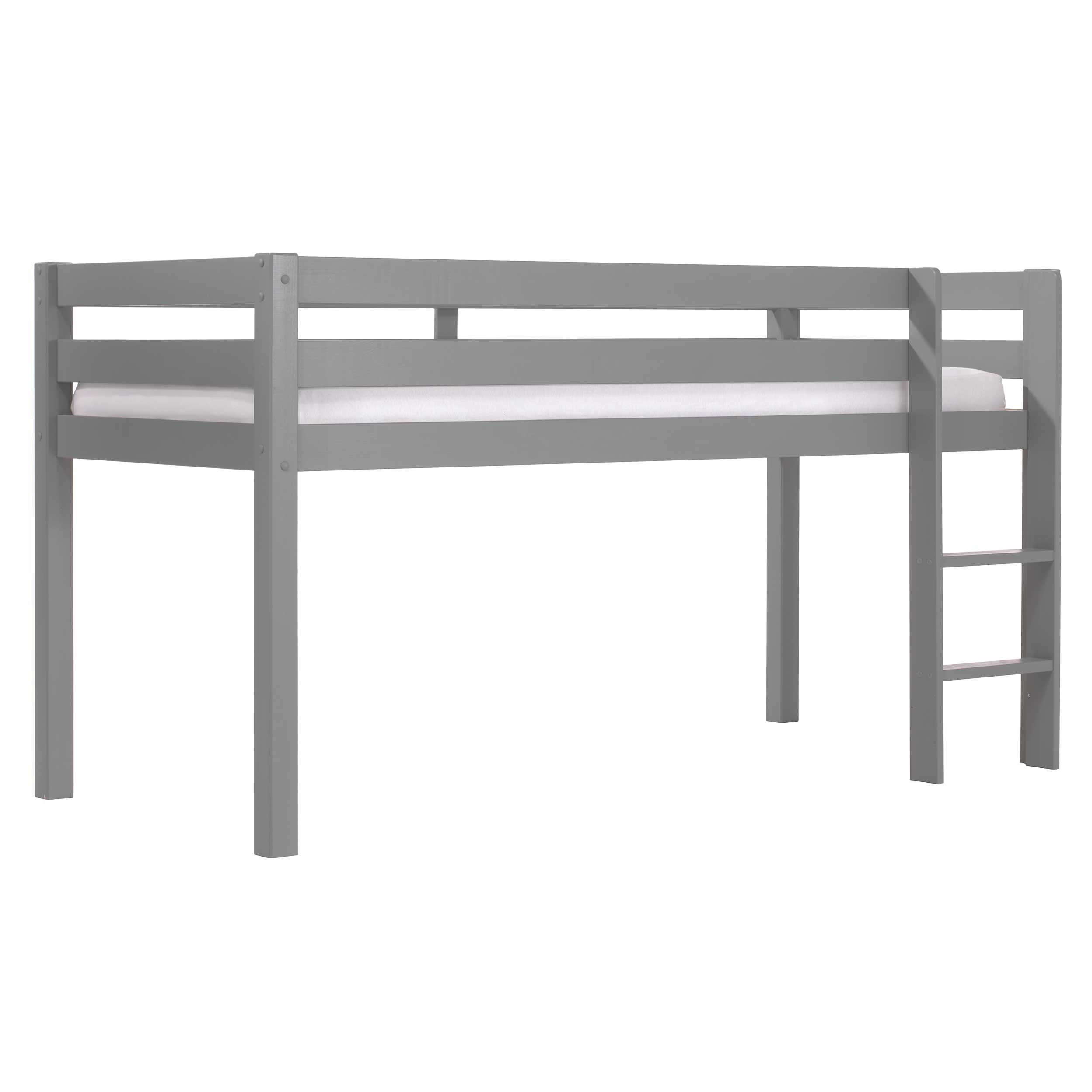 Lit mi-hauteur Charlotte - gris - Image 3