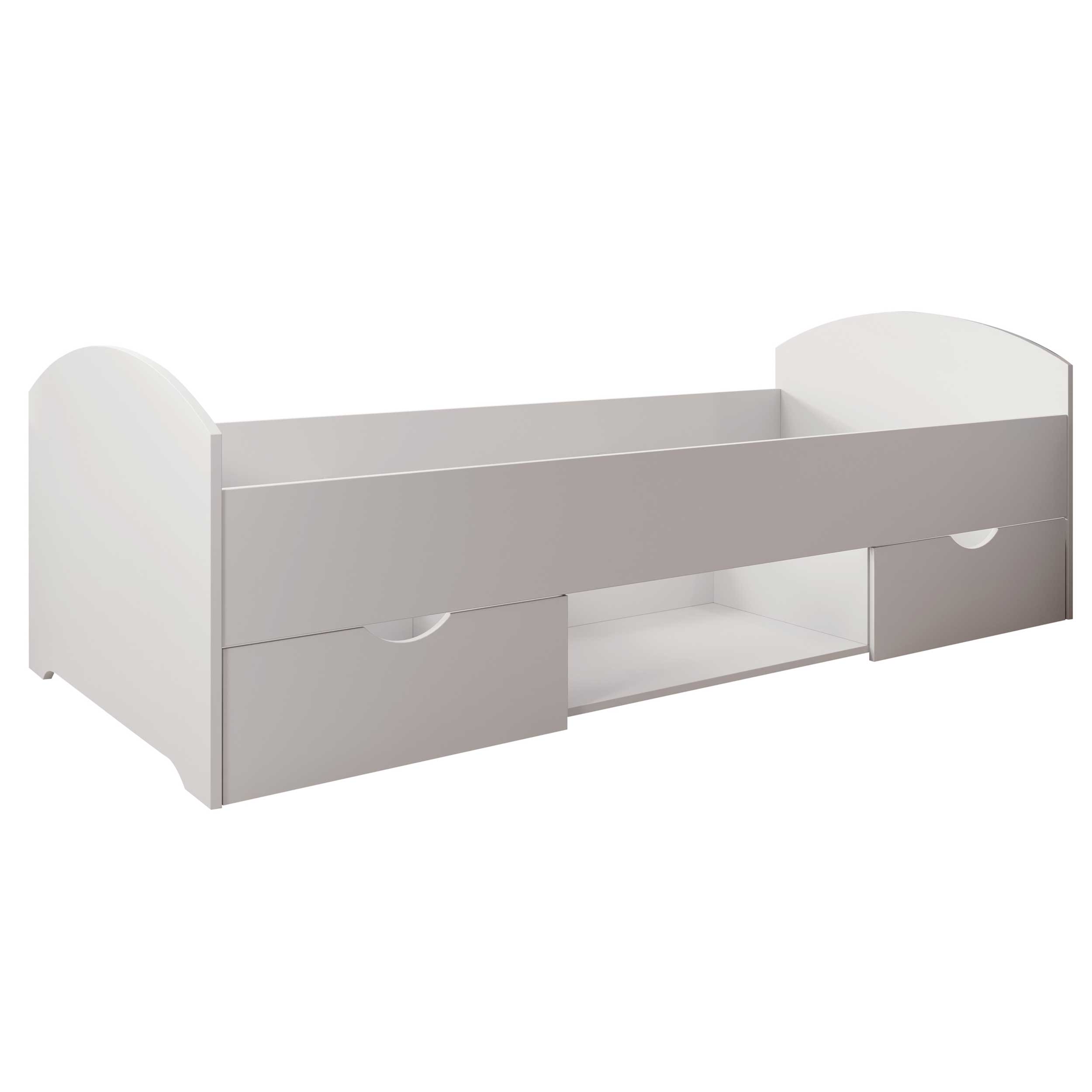 Lit Nero 90x200 avec 2 tiroirs - blanc - Image 3