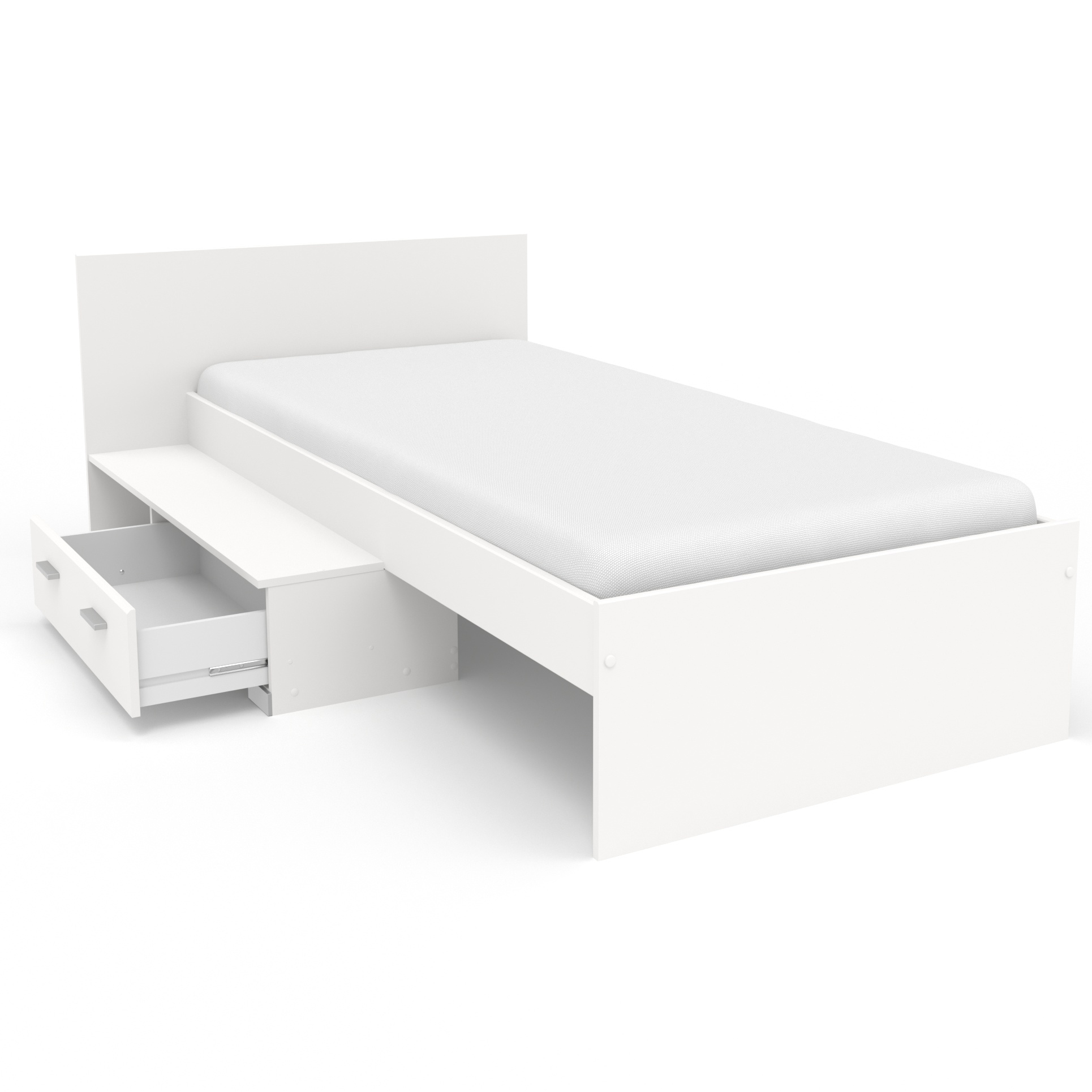 Lit pour enfant Gemma avec tiroir - blanc - Image 9