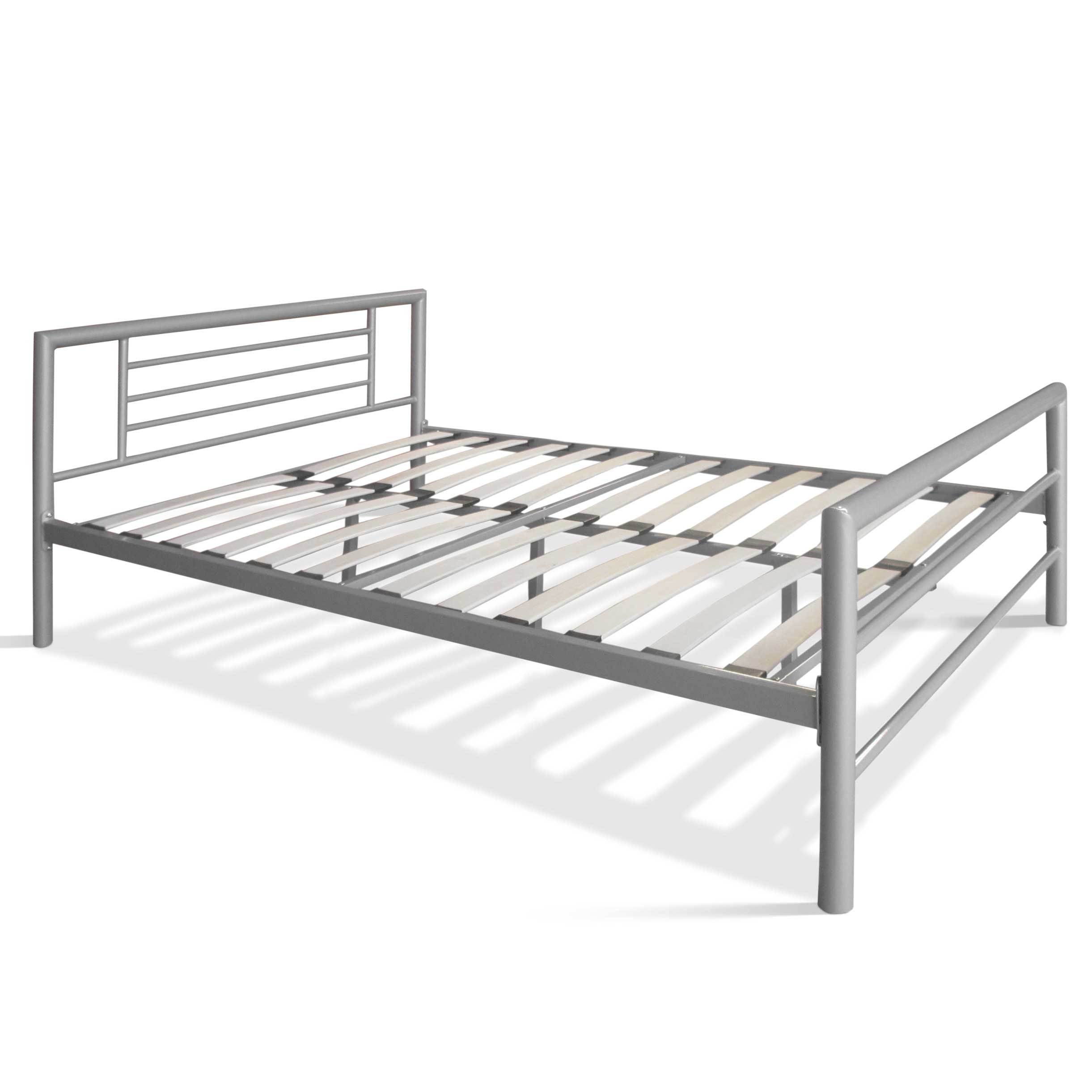 Lit Sandro 140x200 métal - gris - Image 4