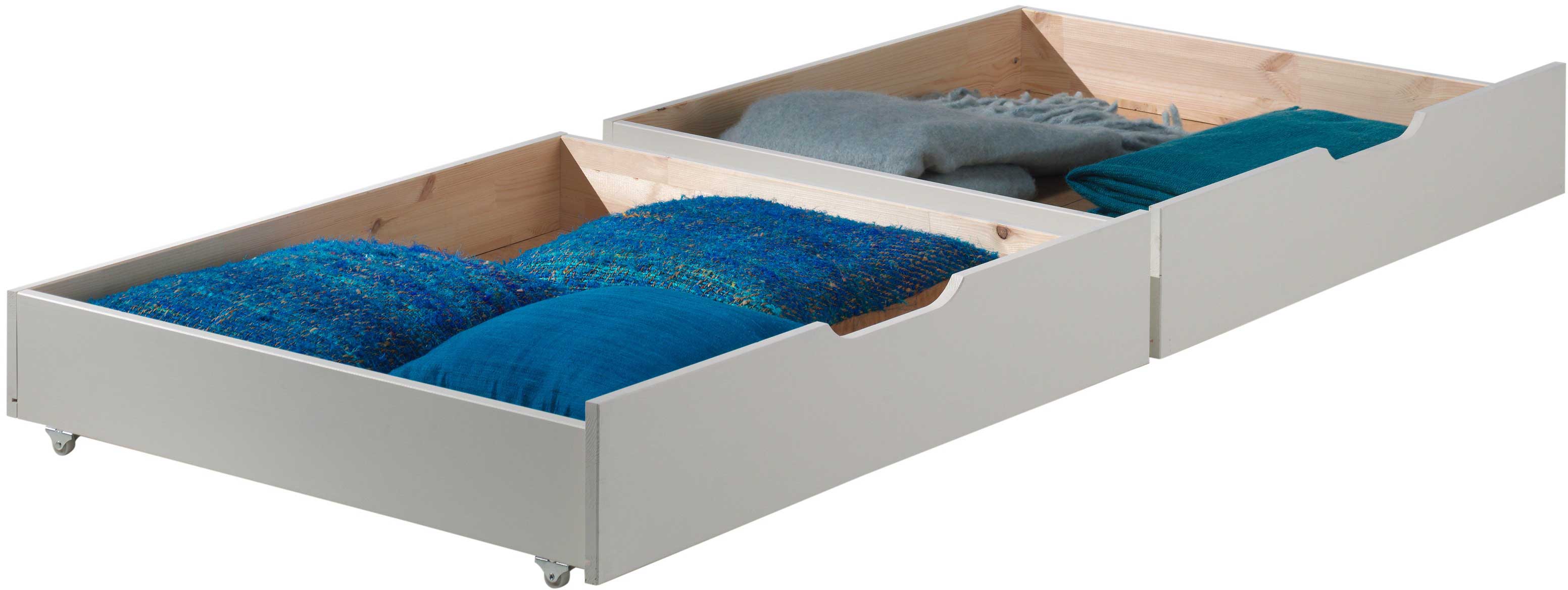 Lit superposé Claire avec tiroirs-lit - blanc - Image 4