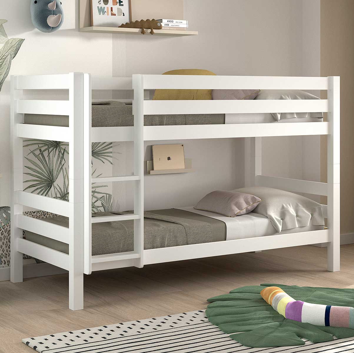 Lit superposé Claire bas - blanc