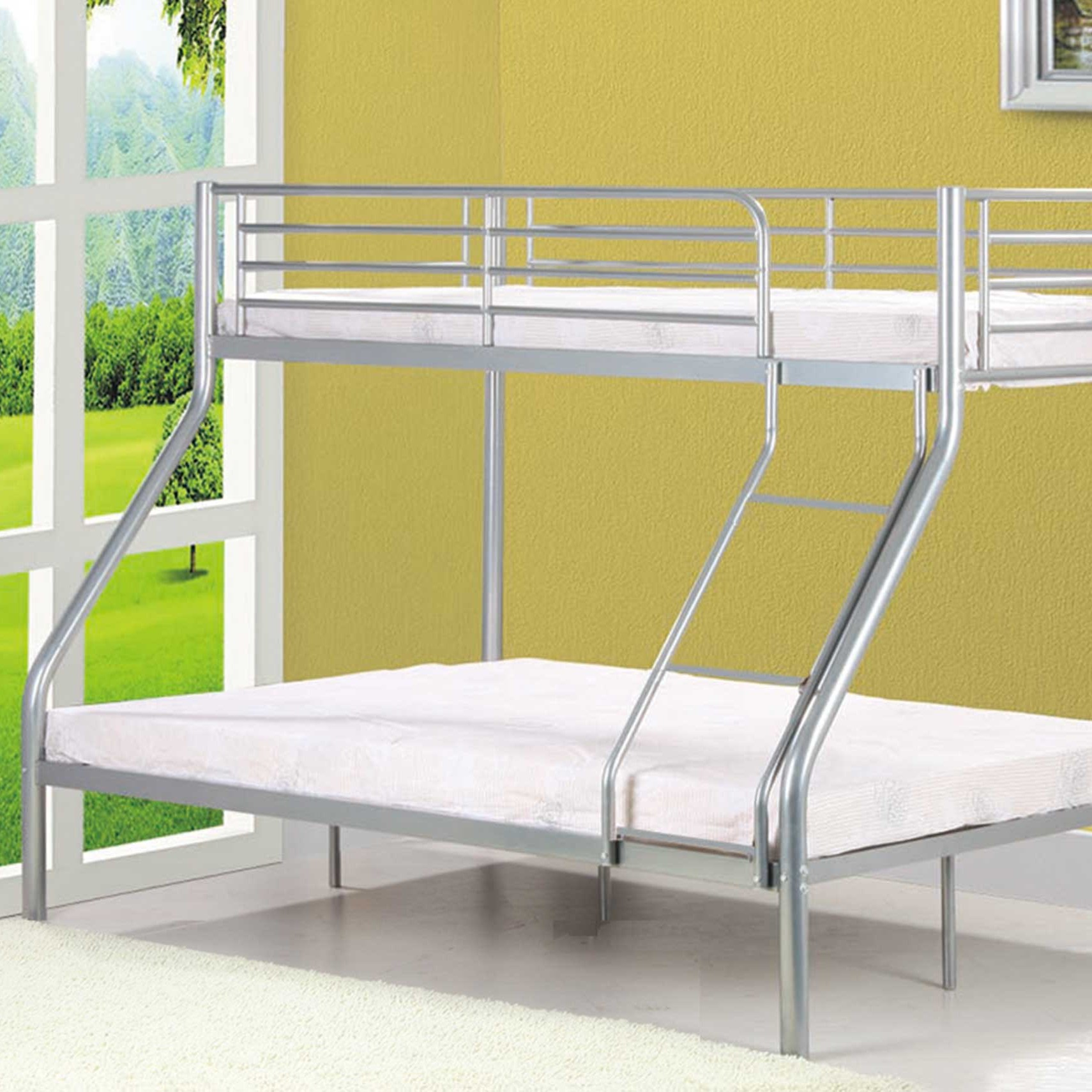 Lit superposé Nobi pour 3 personnes - gris