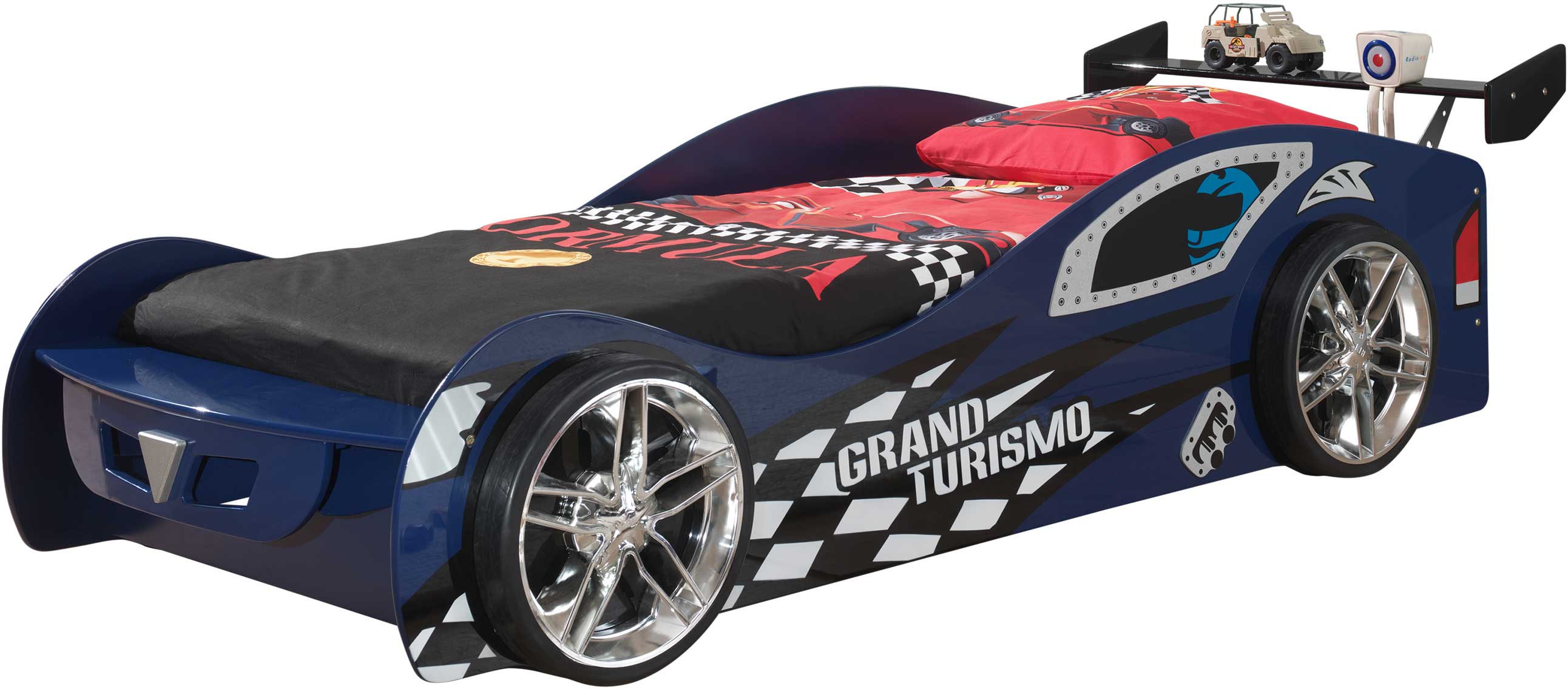 Lit voiture Grand Turismo - bleu - Image 3