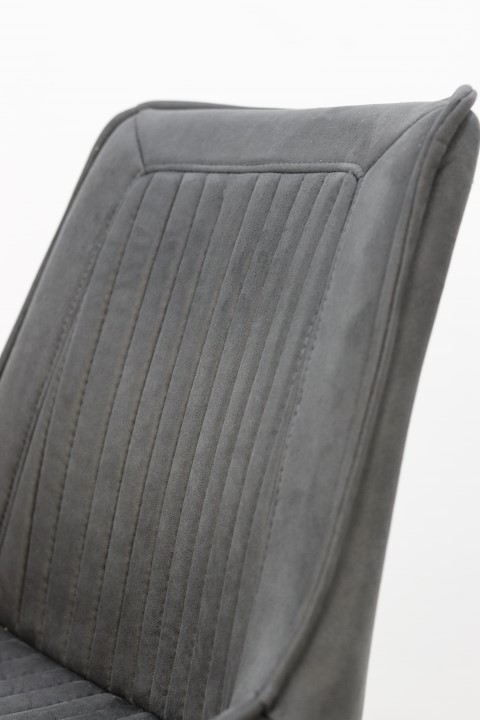 Lot de 2 chaises de salle à manger Denver - gris - Image 3