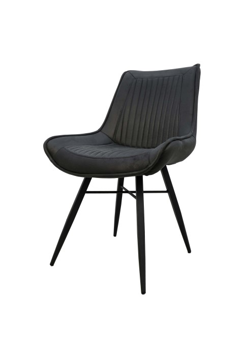 Lot de 2 chaises de salle à manger Denver - gris - Image 5