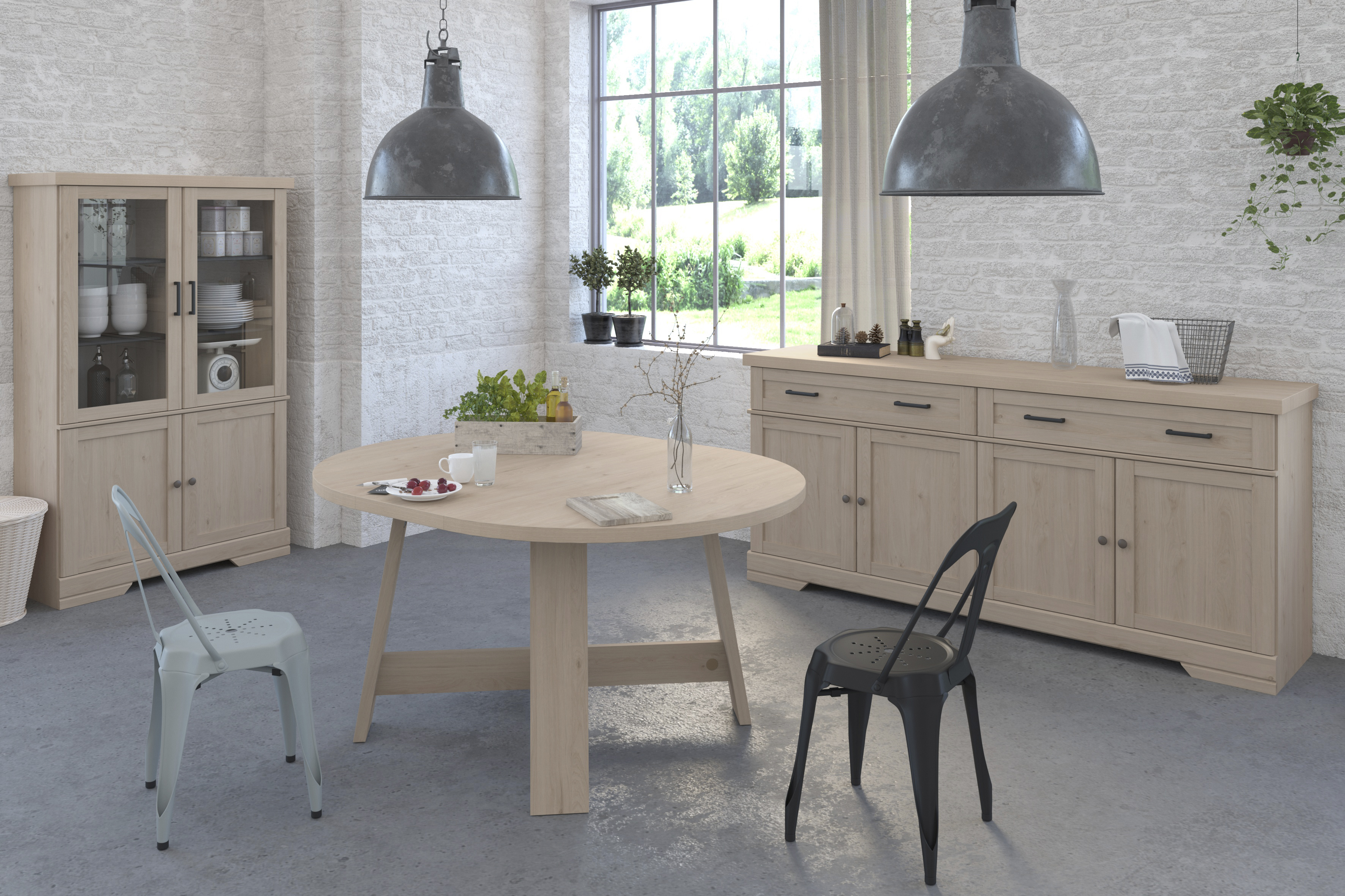 Lot de 2 chaises Industry - gris - Image 4