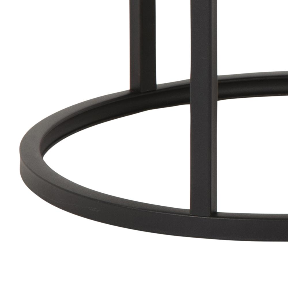 Lot de 2 tables basses Spiro - décor chêne / noir - Image 6