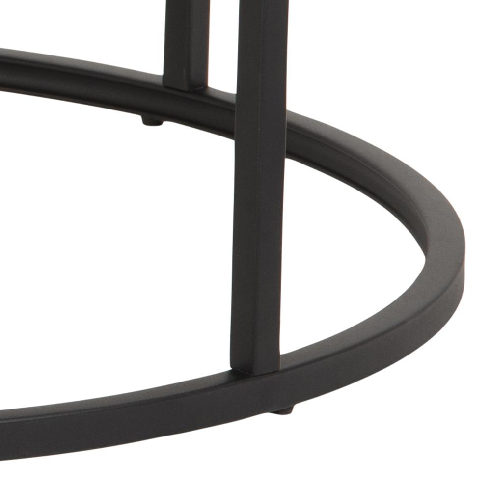 Lot de 2 tables basses Spiro - décor chêne / noir - Image 7