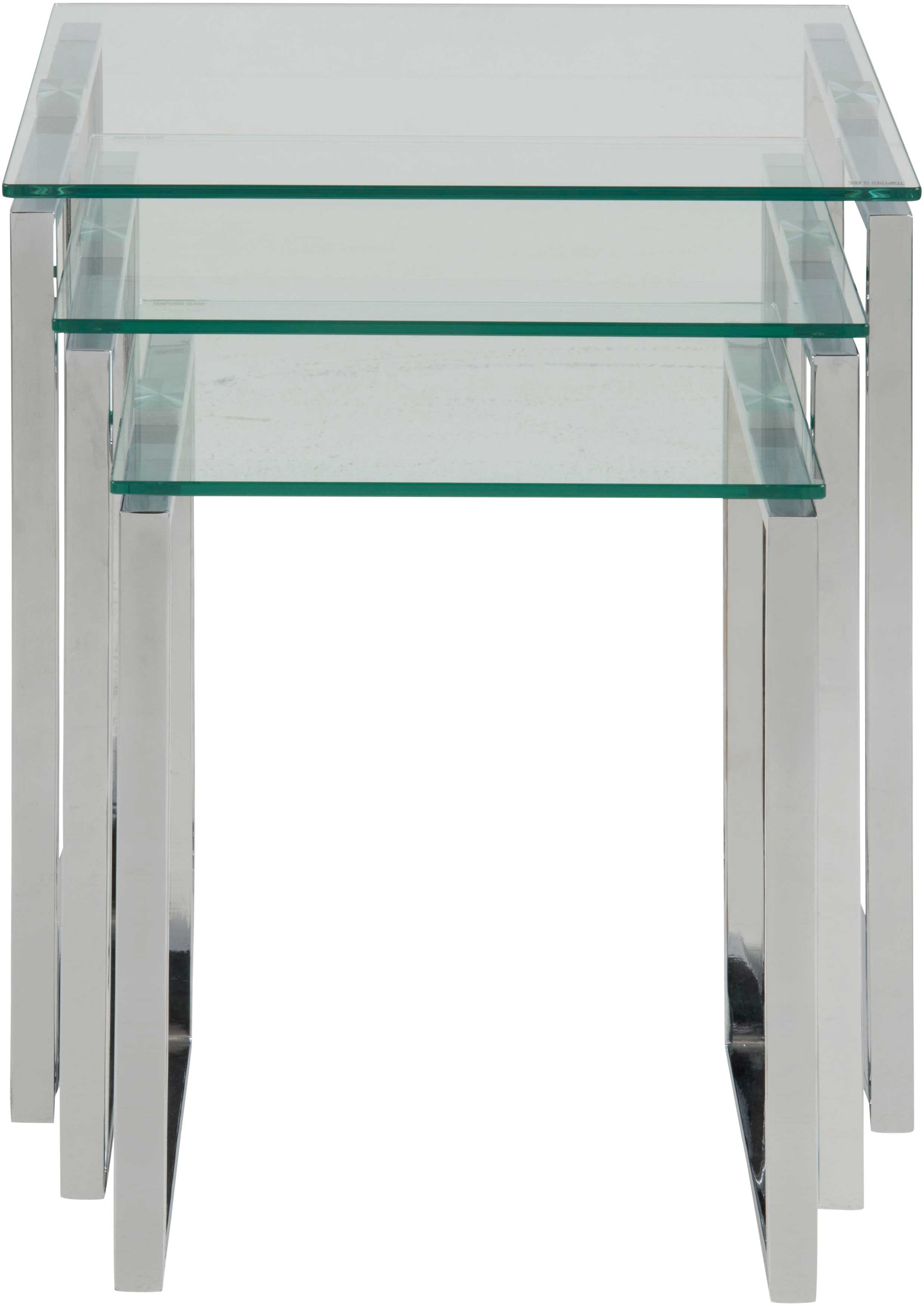 Lot de 3 tables d'appoint Nicola - gris - Image 8