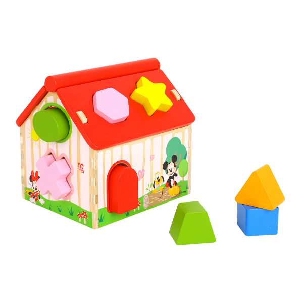 Maison de triage à formes en bois