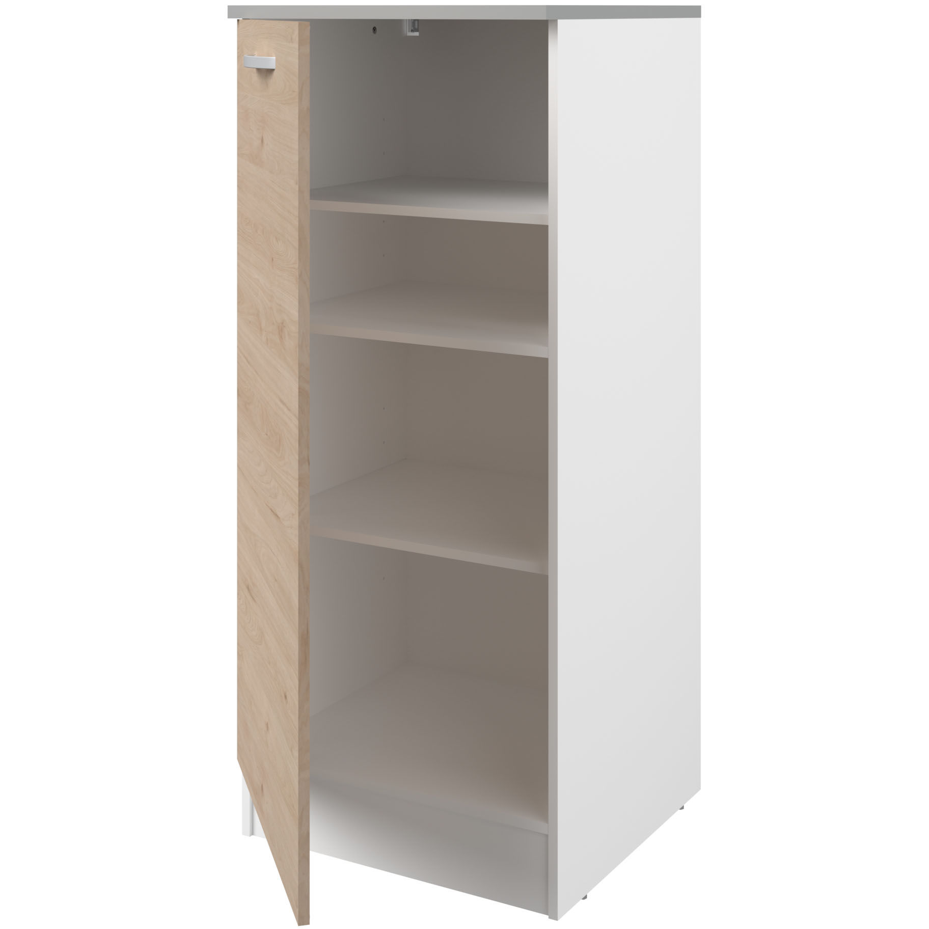 Meuble bas Eko H141 x 60 - chêne - Image 3