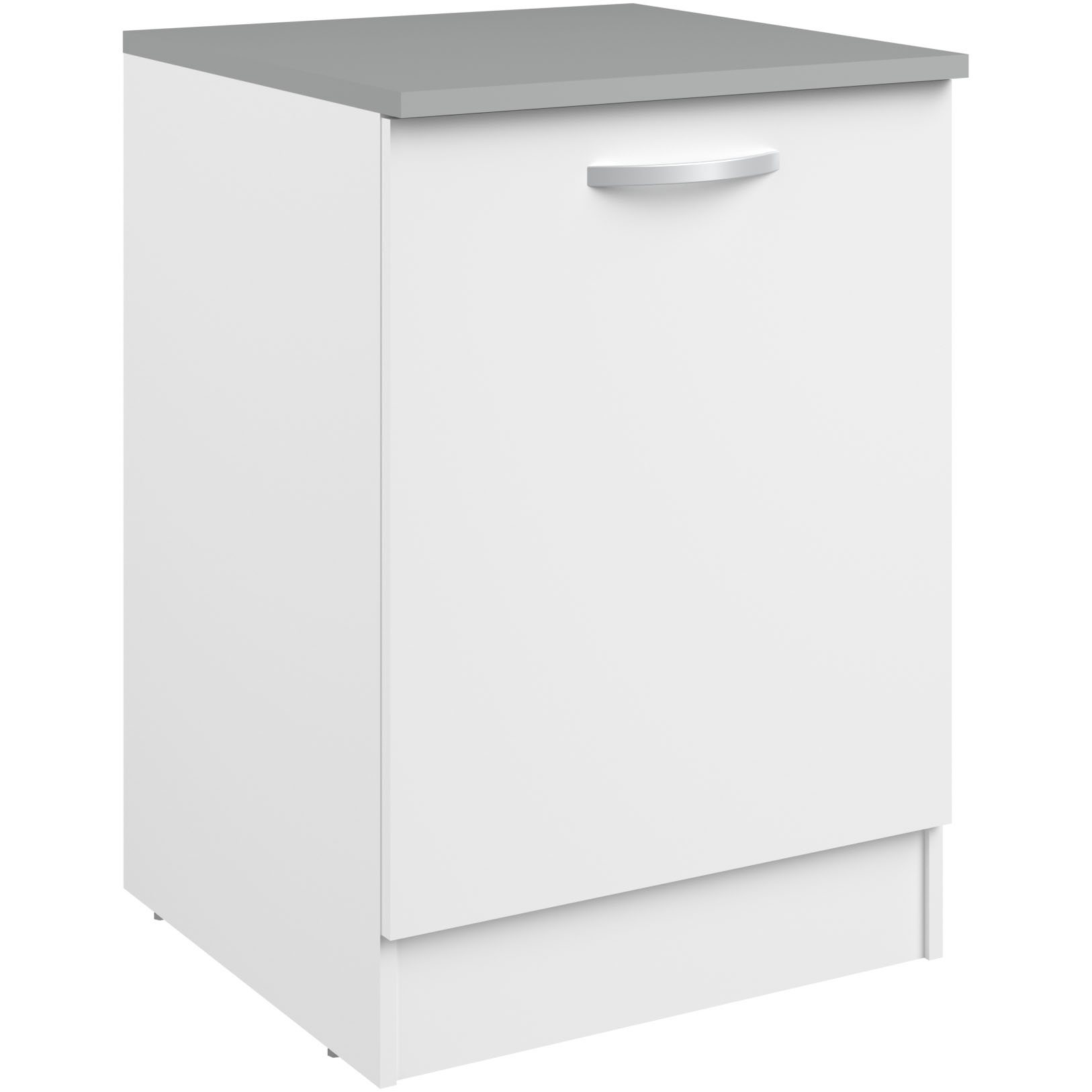 Meuble bas Oke 60 cm avec porte - blanc - Image 11