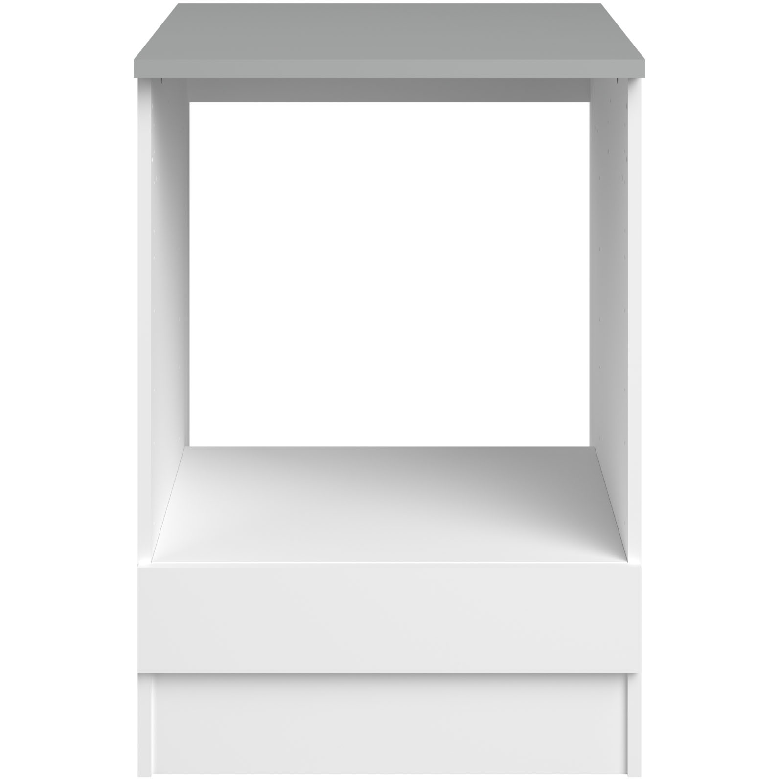 Meuble bas Oke 60 cm pour four et plaque de cuisson - blanc - Image 2
