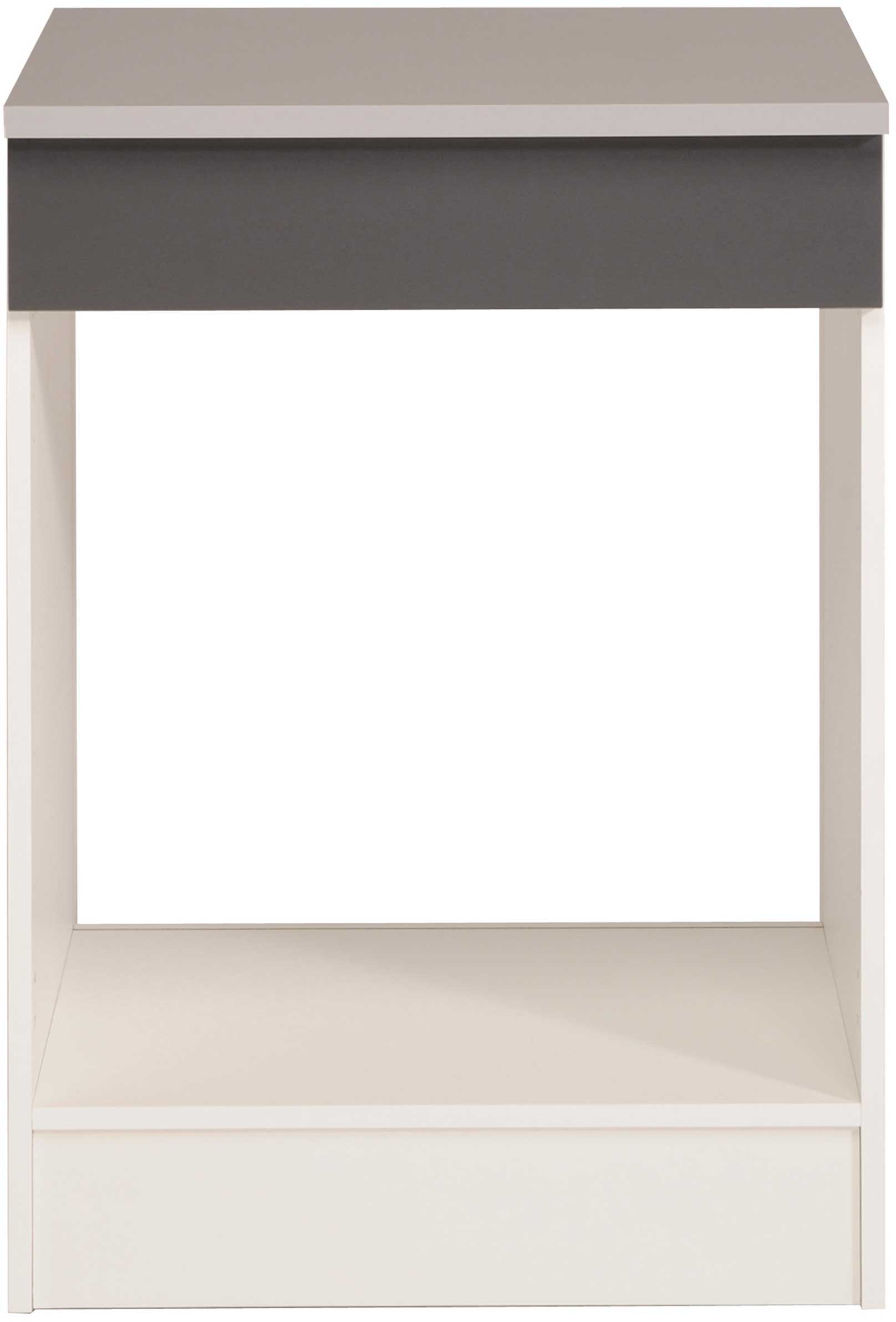 Meuble bas Oke 60 cm pour four et plaque de cuisson - gris - Image 2