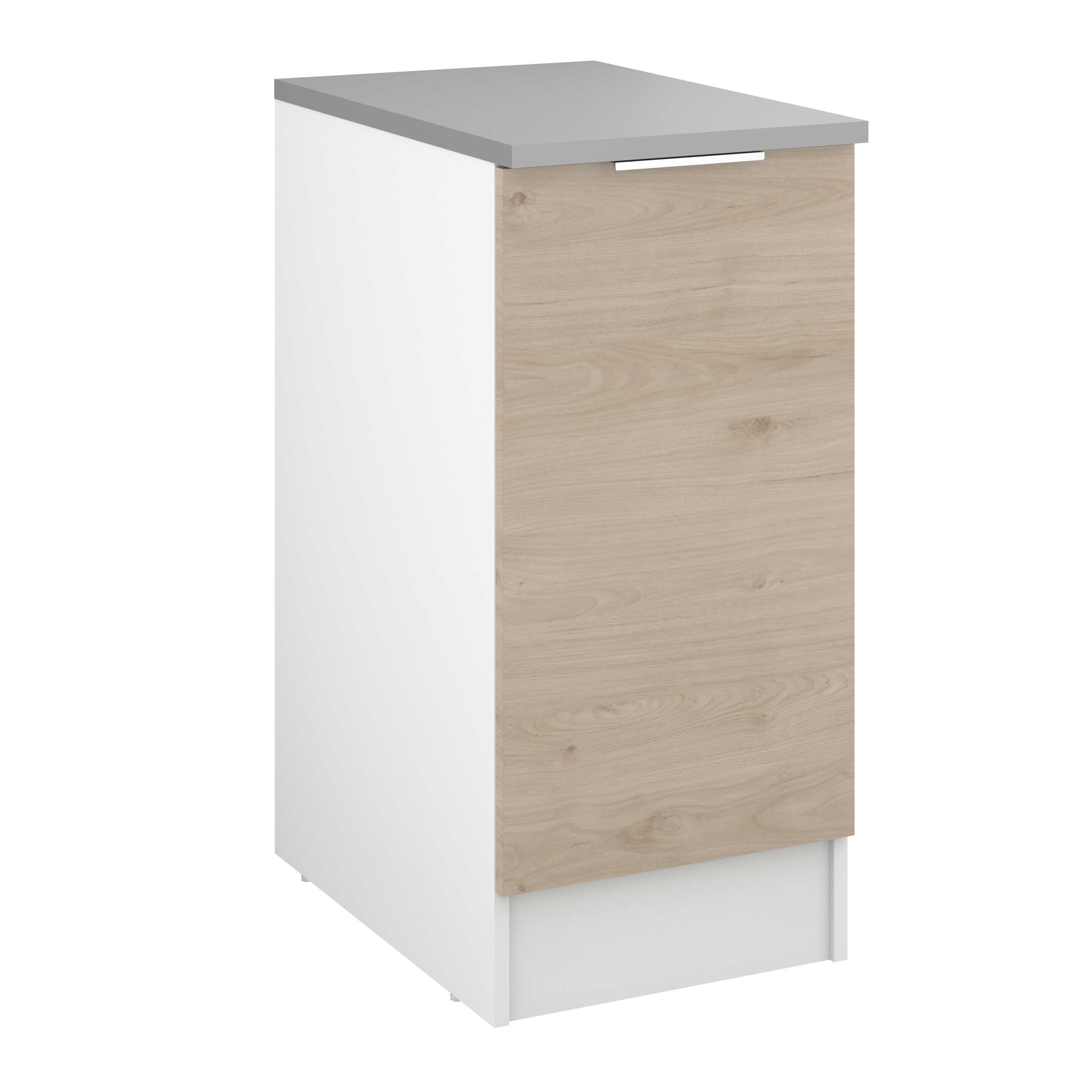 Meuble bas Spott 40x60 cm avec porte - chêne