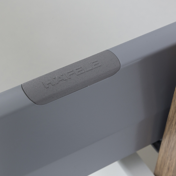 Meuble colonne Malvo 30cm 2 portes & 1 tiroir - chêne/noir - Image 9