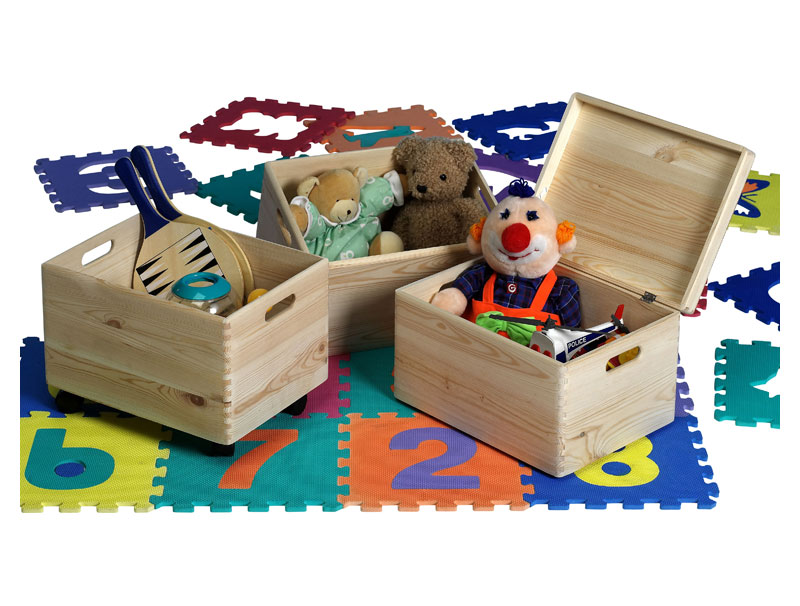 Meuble de rangement en bois Maxine avec roulettes - Image 2