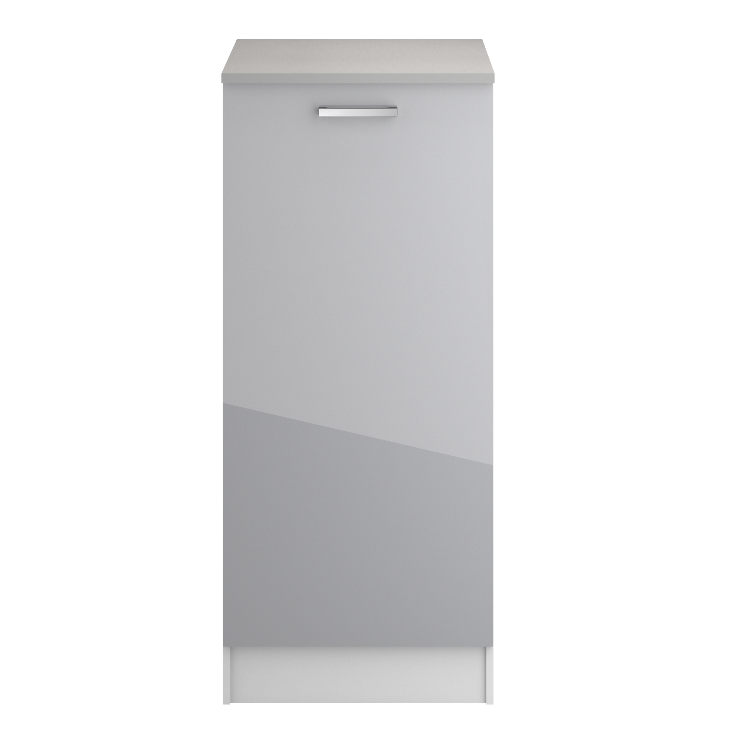 Meuble Eli 60x141 avec porte - gris - Image 4