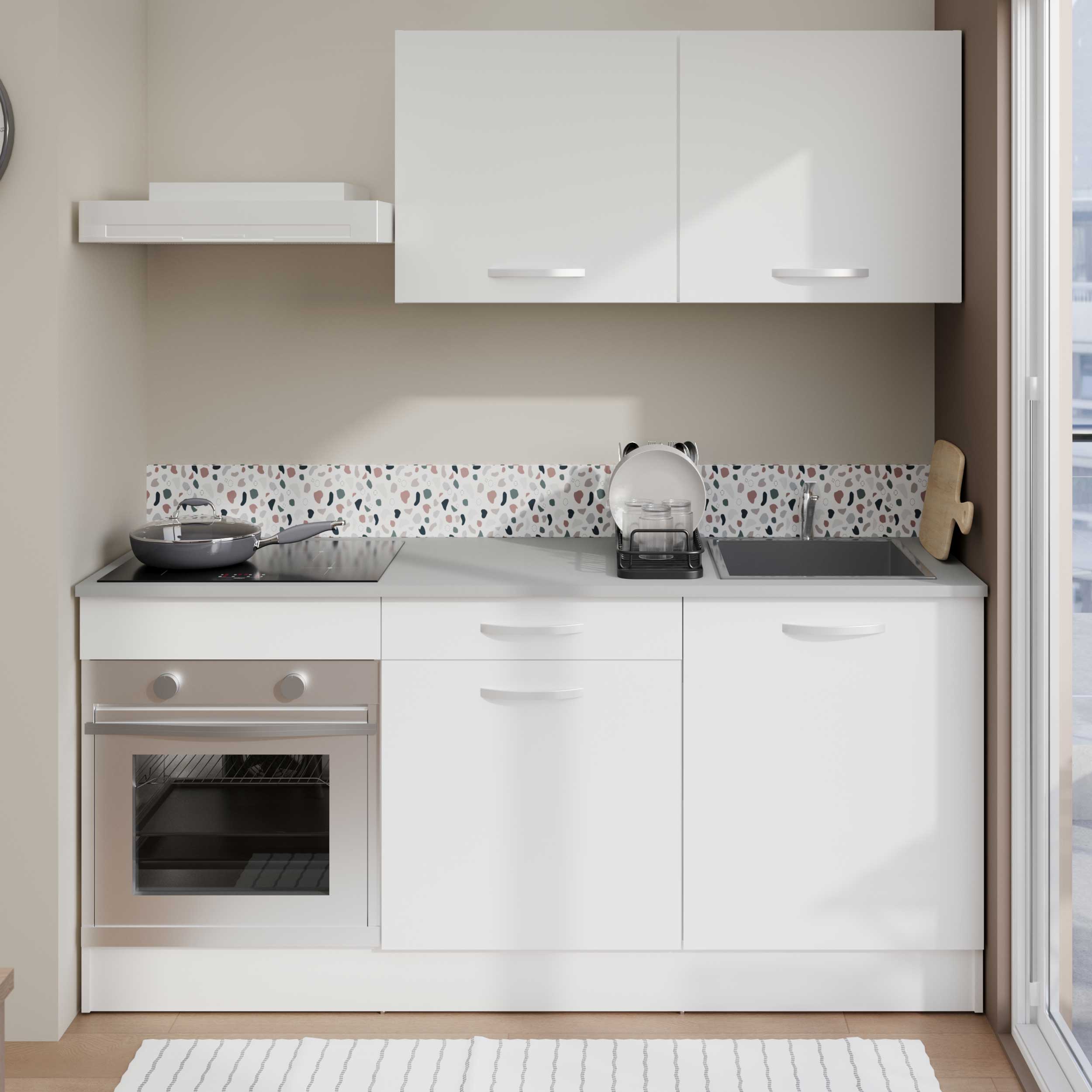 Meuble haut Oke 60 cm - blanc - Image 10