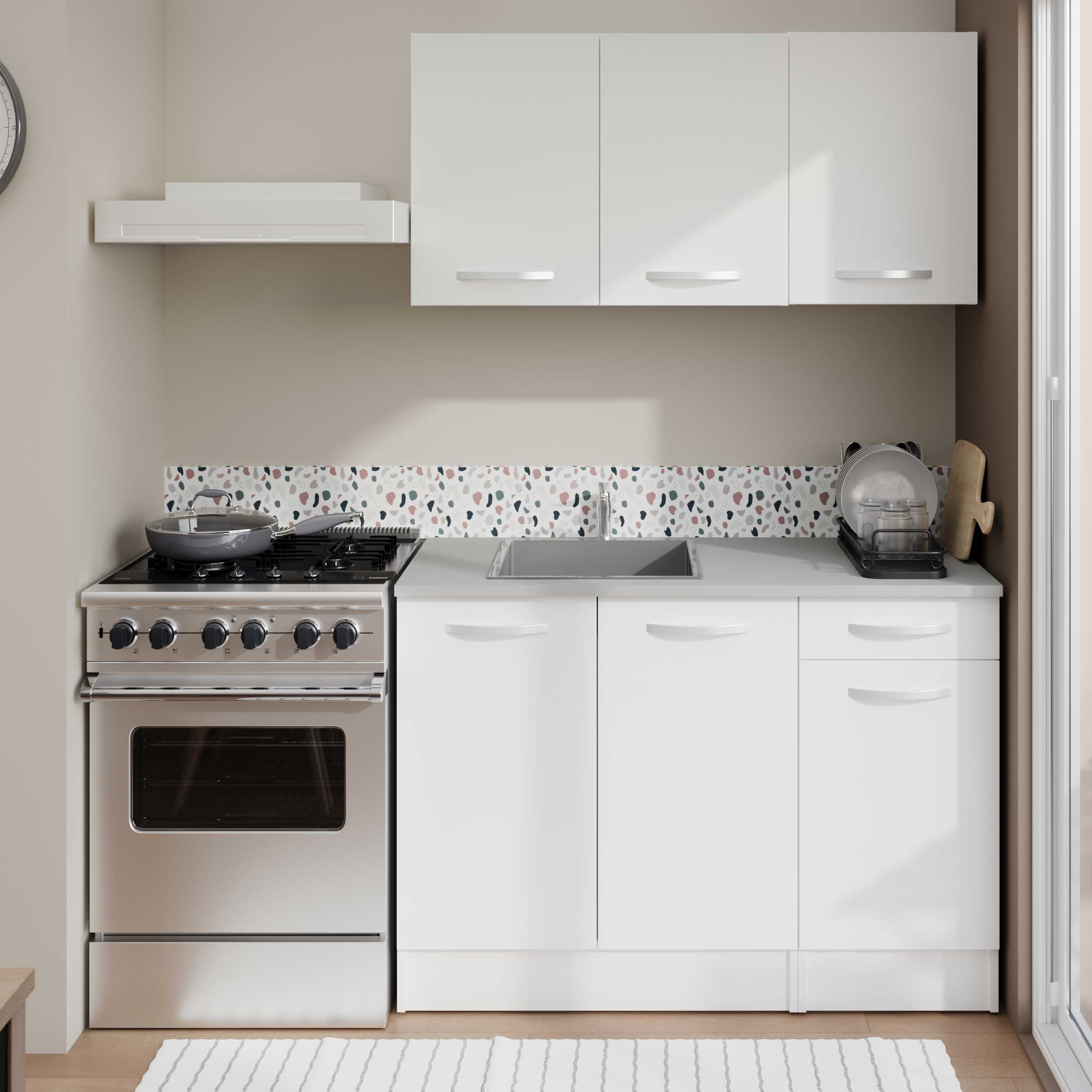 Meuble haut Oke 80 cm - blanc - Image 8