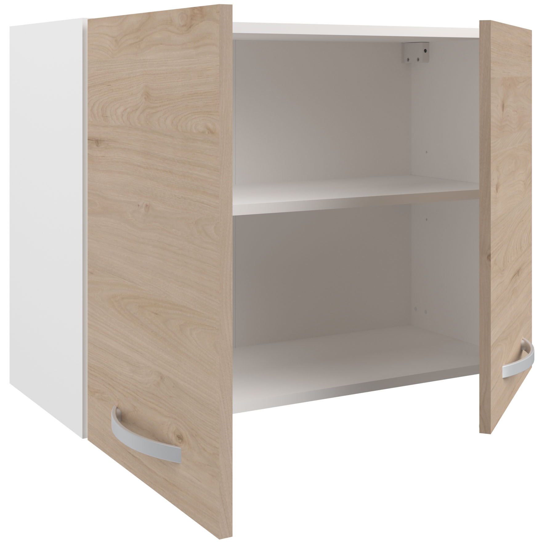 Meuble haut Oke 80cm à 2 portes - chêne - Image 2