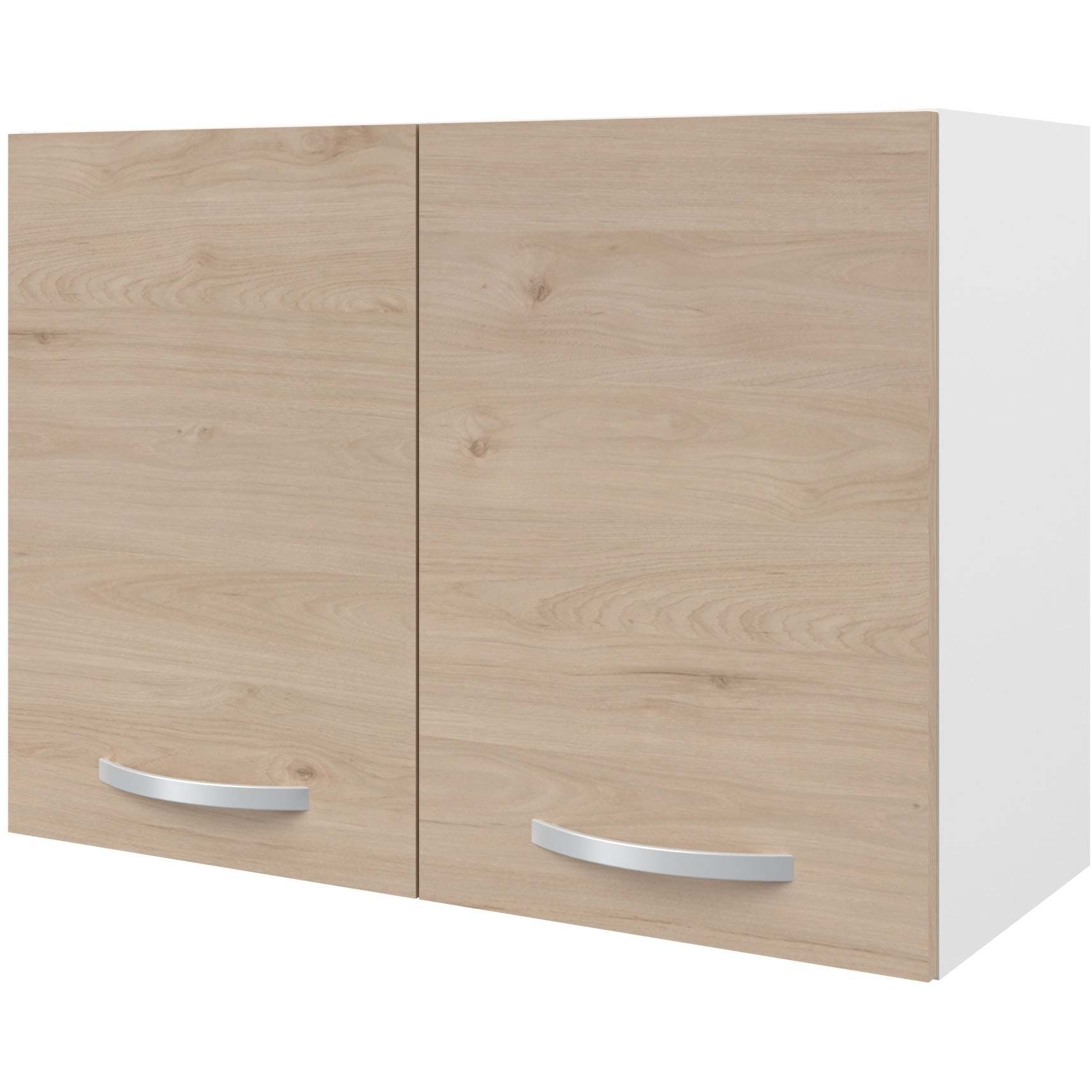 Meuble haut Oke 80cm à 2 portes - chêne