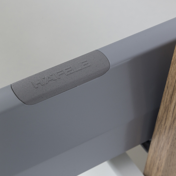 Meuble-lavabo Malvo 60cm 2 tiroirs - chêne/noir - Image 8