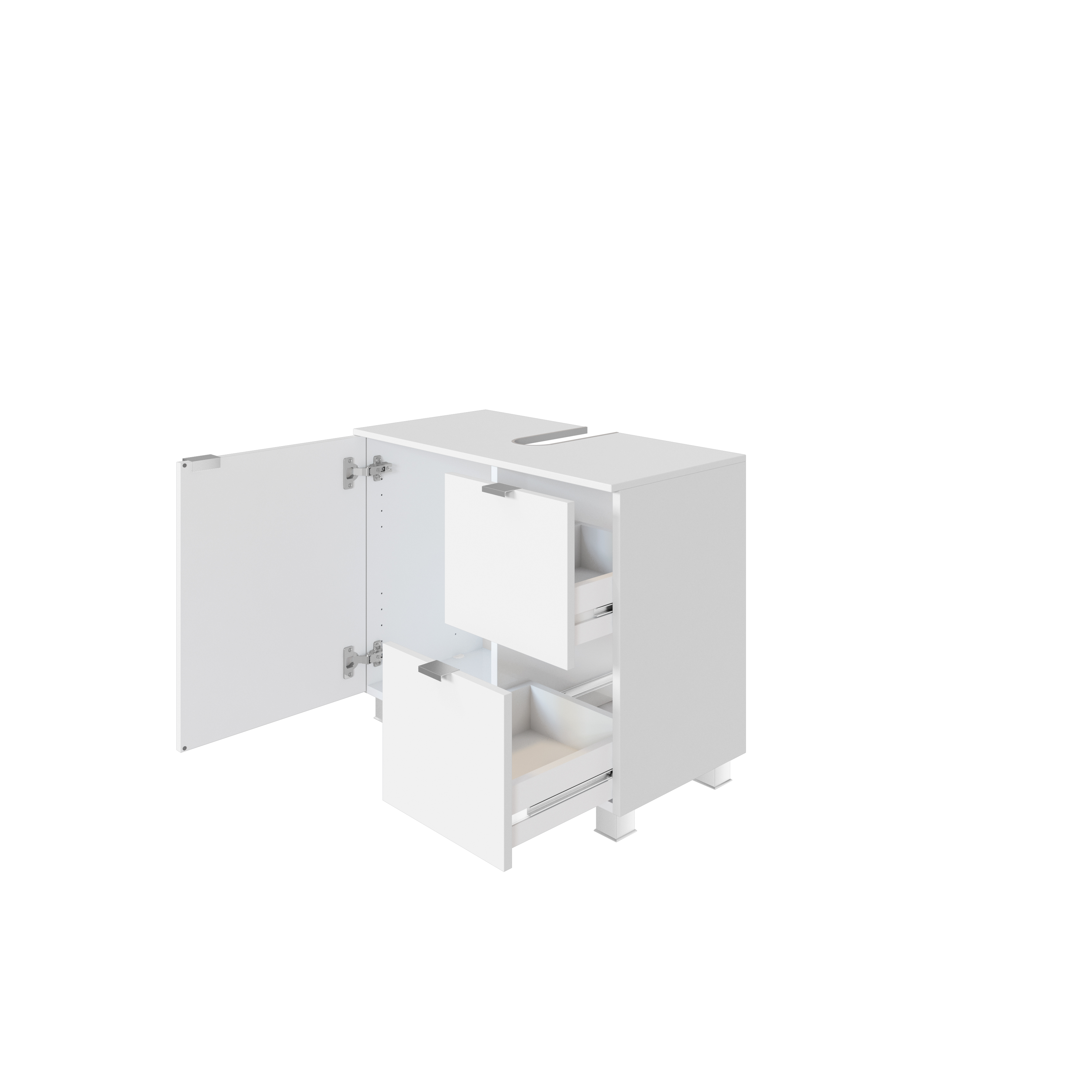 Meuble sous lavabo Bodhi 70cm - blanc - Image 9