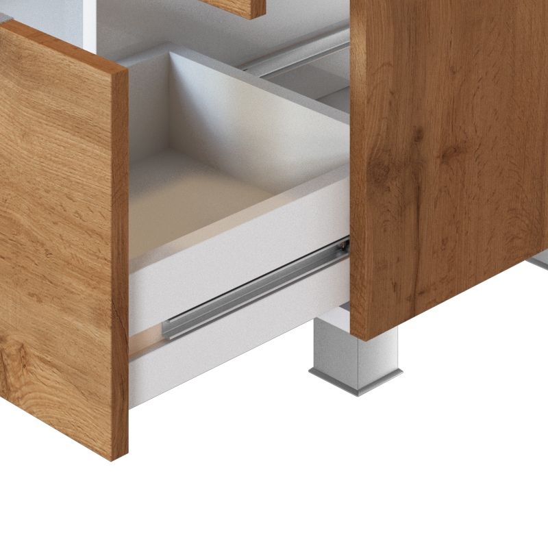 Meuble sous lavabo Bodhi 70cm - chêne - Image 8