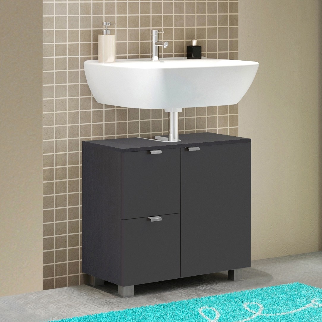 Meuble sous lavabo Bodhi 70cm - gris graphite