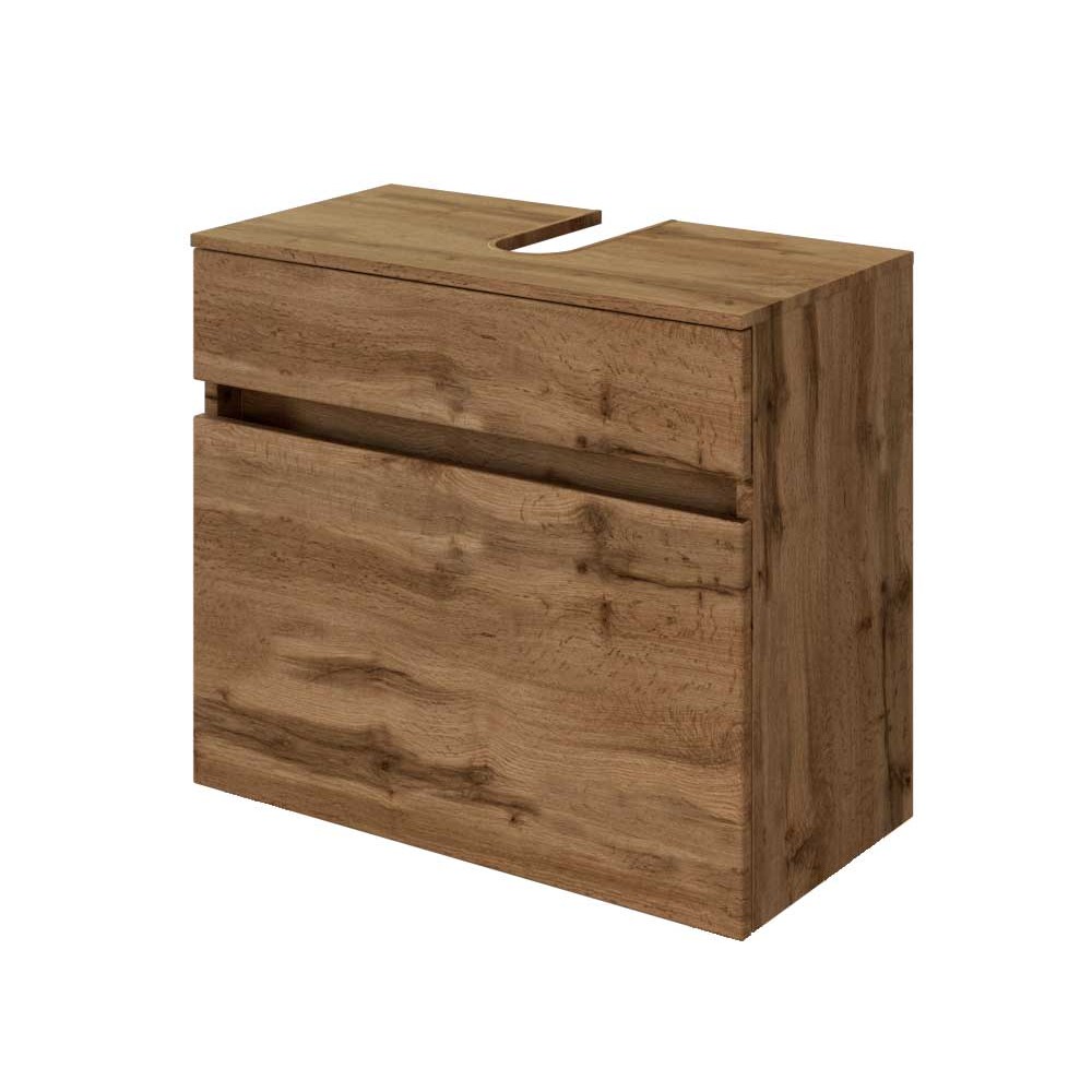 Meuble sous lavabo Brama 60cm 1 tiroir - chêne wotan - Image 6