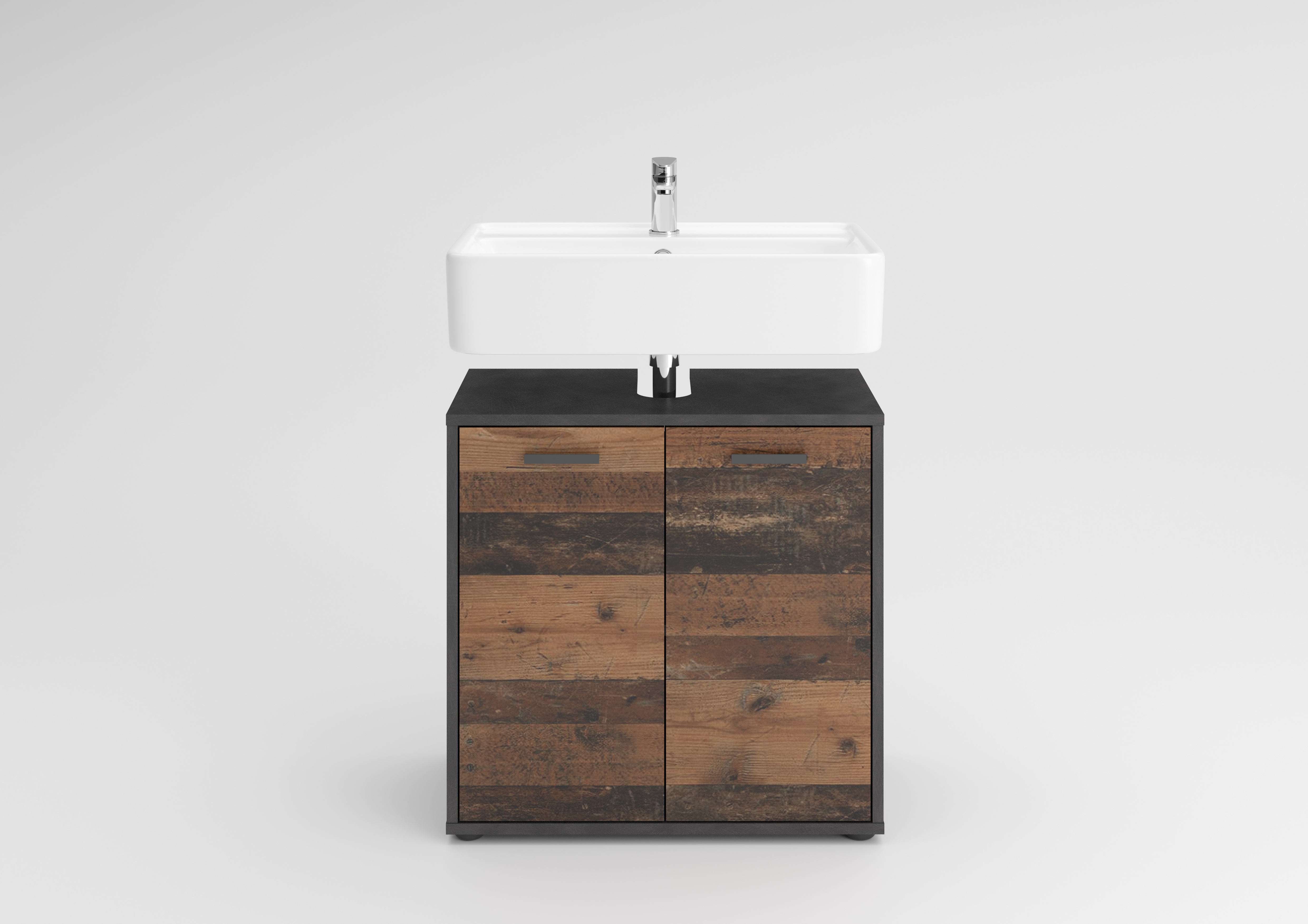 Meuble sous lavabo Madoc 60cm, 2 portes - Old Style - Image 8