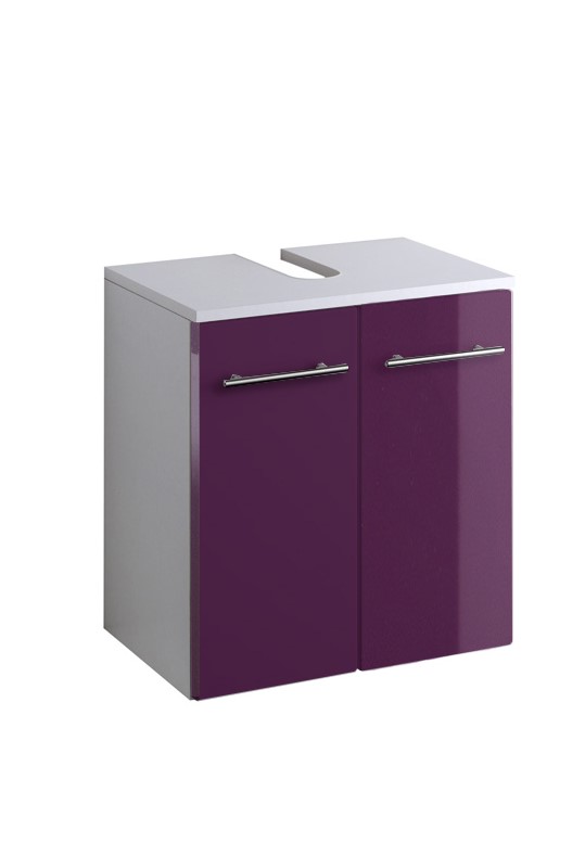 Meuble sous lavabo Small 50cm - violet brillant - Image 9