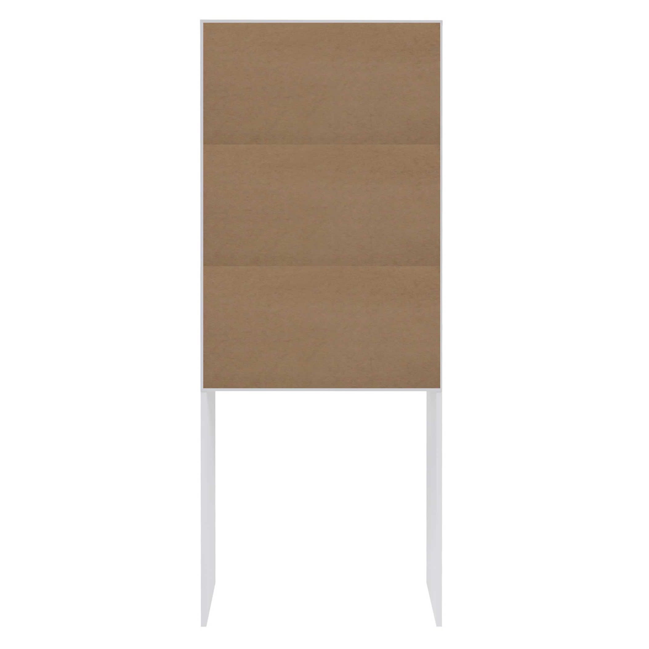 Meuble Splash pour lave-linge/W.-C. - blanc/chêne - Image 5